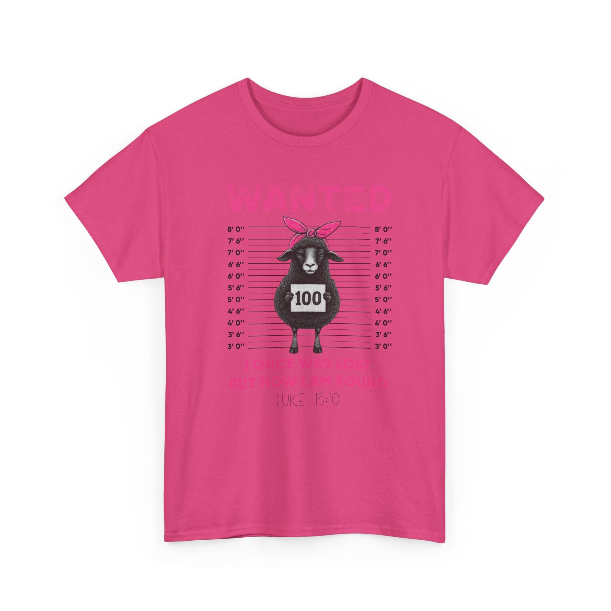 WANTED Black Sheep 'I Once Was Lost But Now I Am Found' Unisex Cotton T-Shirt