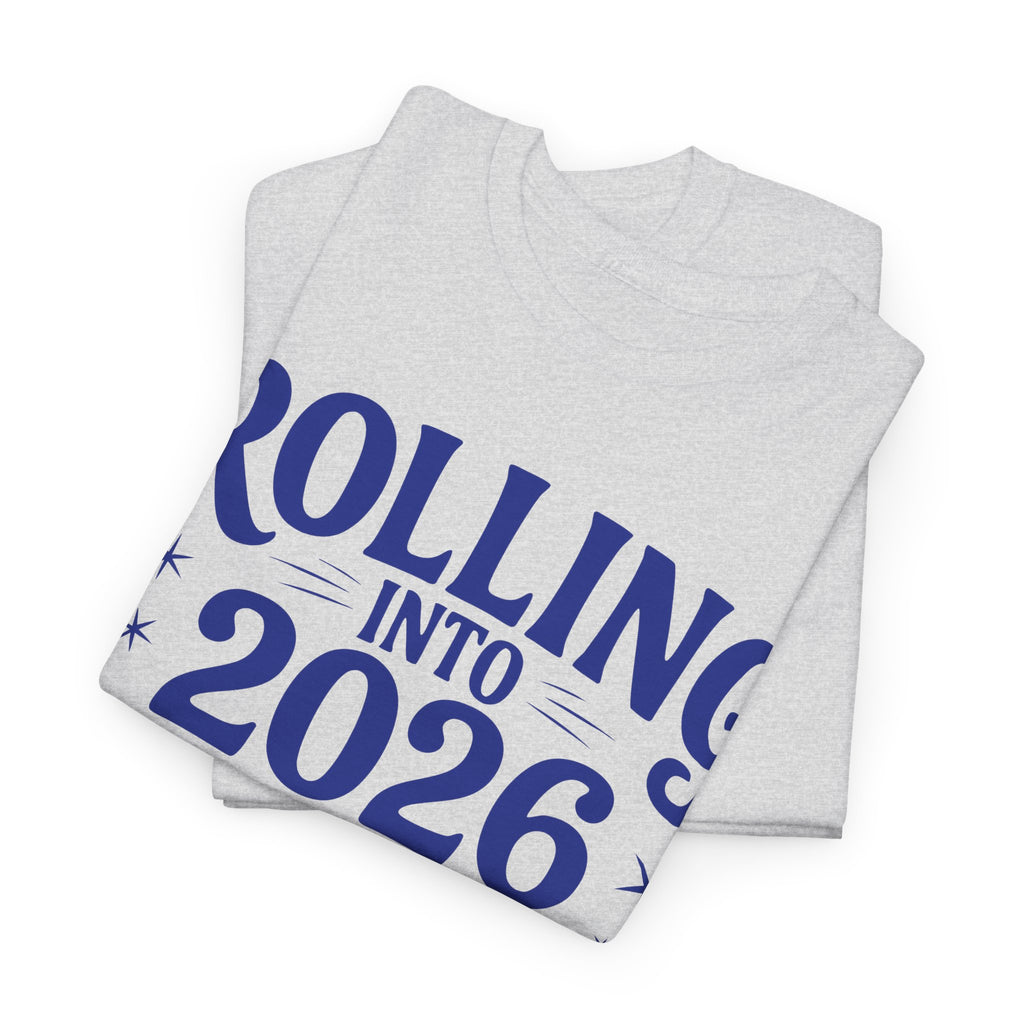 Rolling Into 2026 Hedgehog Tricycle Unisex Cotton Tee