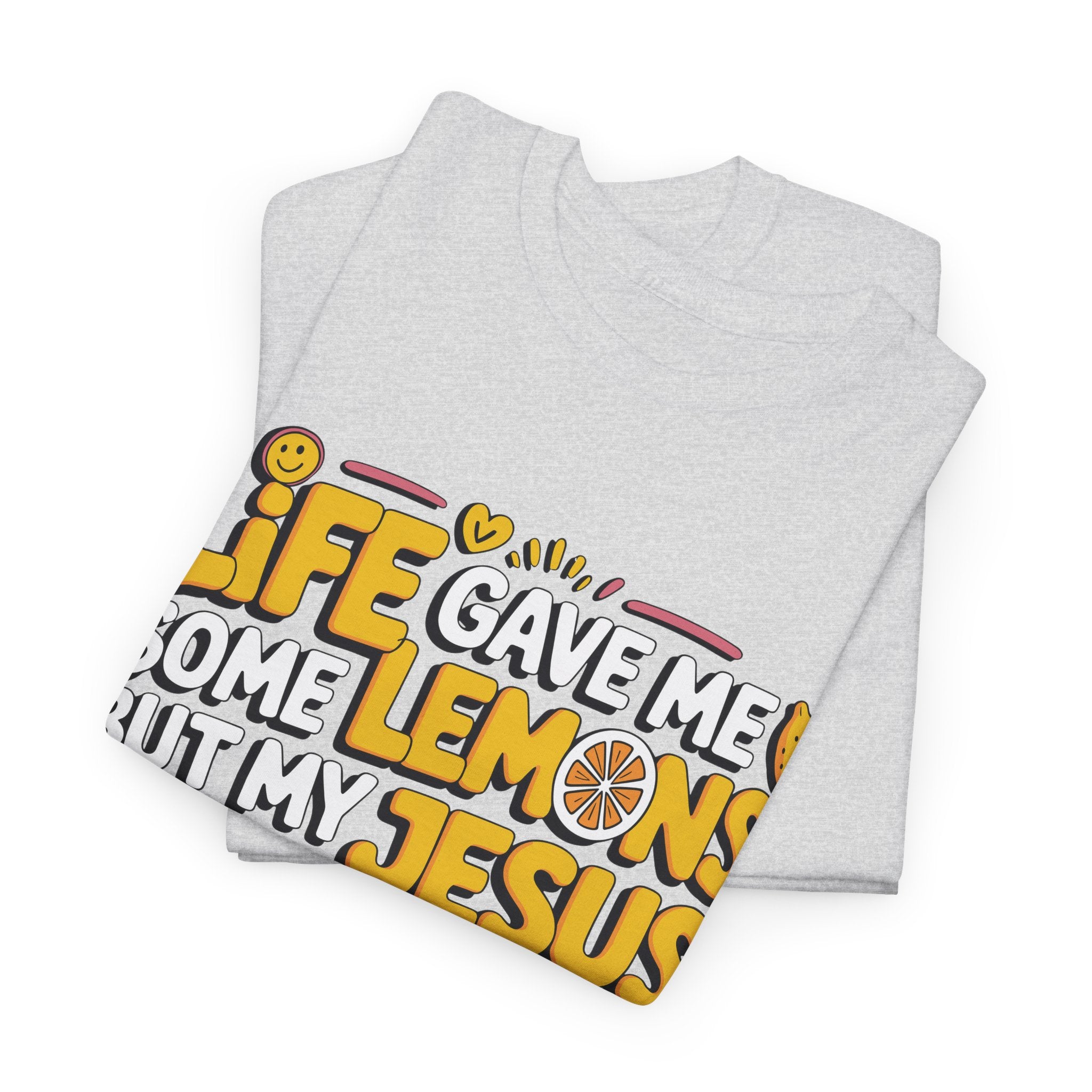 Christian Lemonade T-Shirt — “Life gave me some lemons but my Jesus he be makin’ lemonade”Unisex Cotton Tee