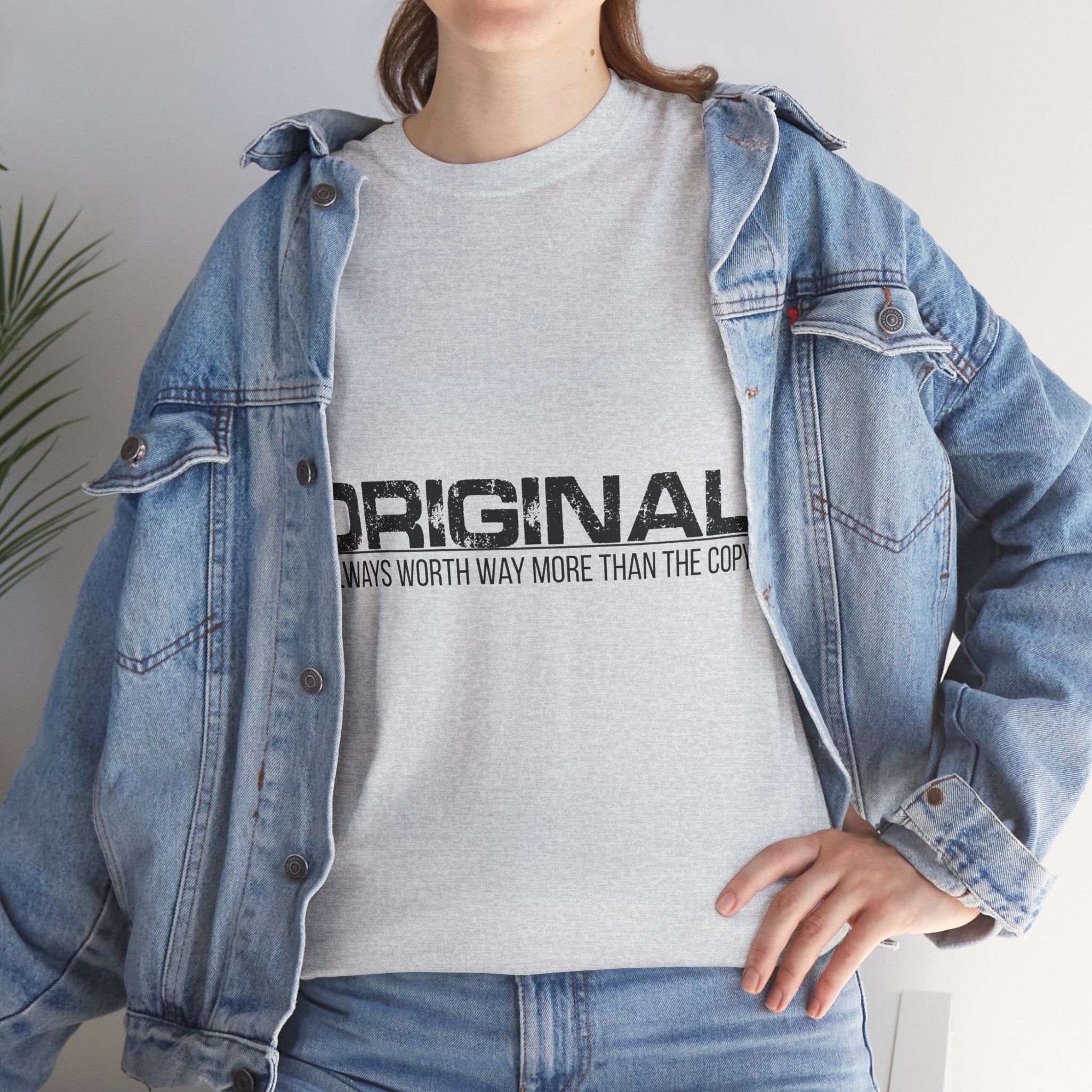 STAY SILENT Minimalist Tee — Vertical Text Black Unisex Cotton Tee