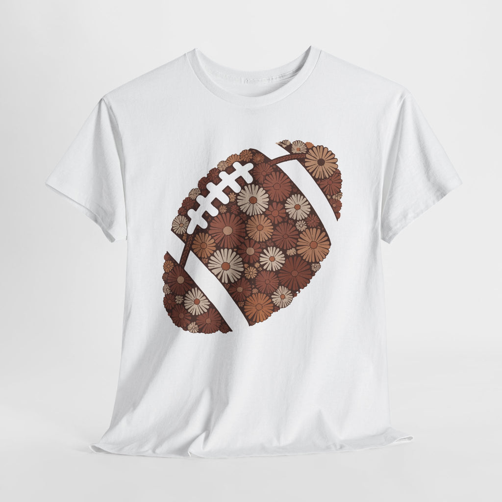 Game Day Touch Down Football Tee — Helmets, Flags & Cheer Icons Unisex Cotton Tee