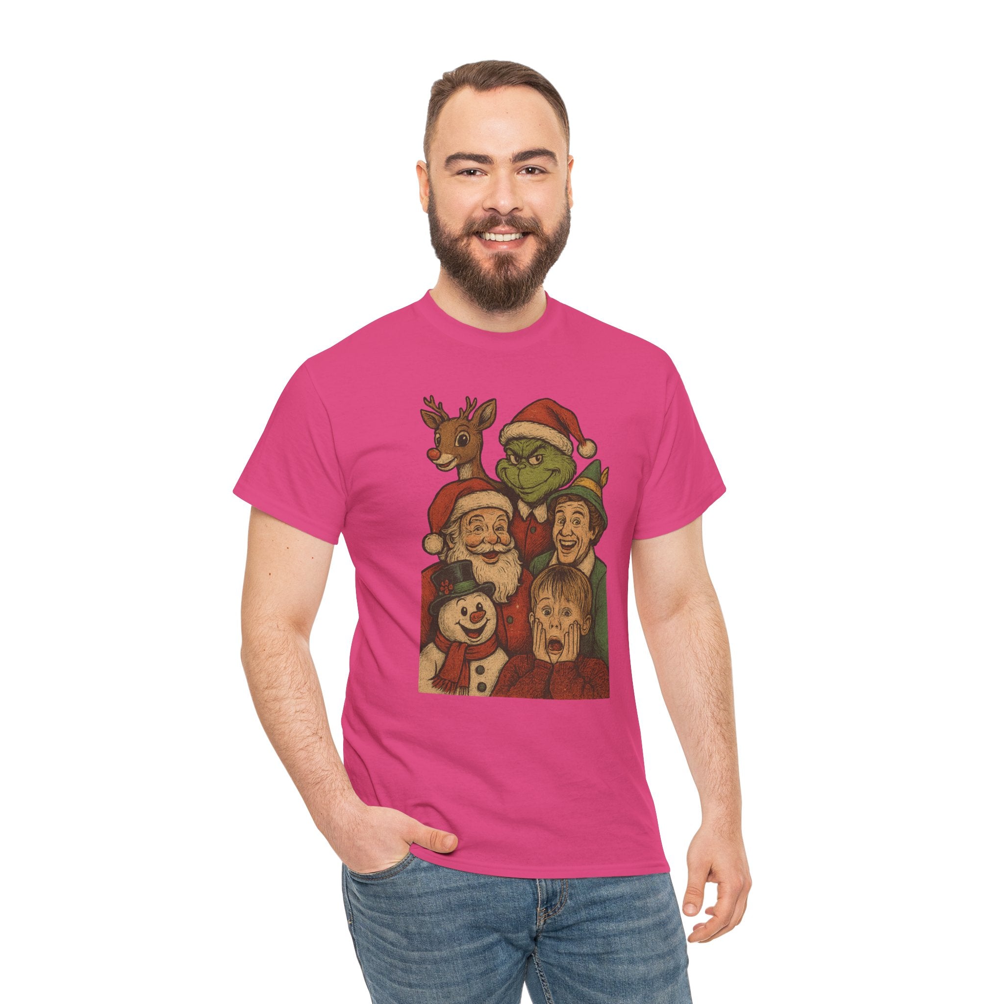 Christmas Icon Vintage Unisex Cotton Tee