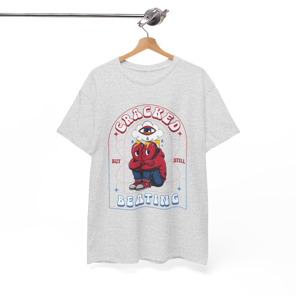 Cracked but still beating Tee