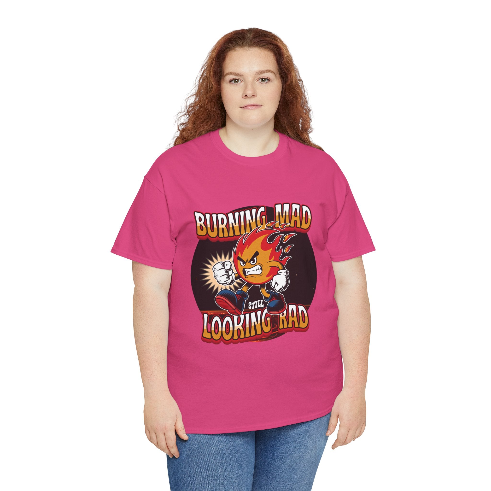 Burning Mad Looking Rad Unisex Tee