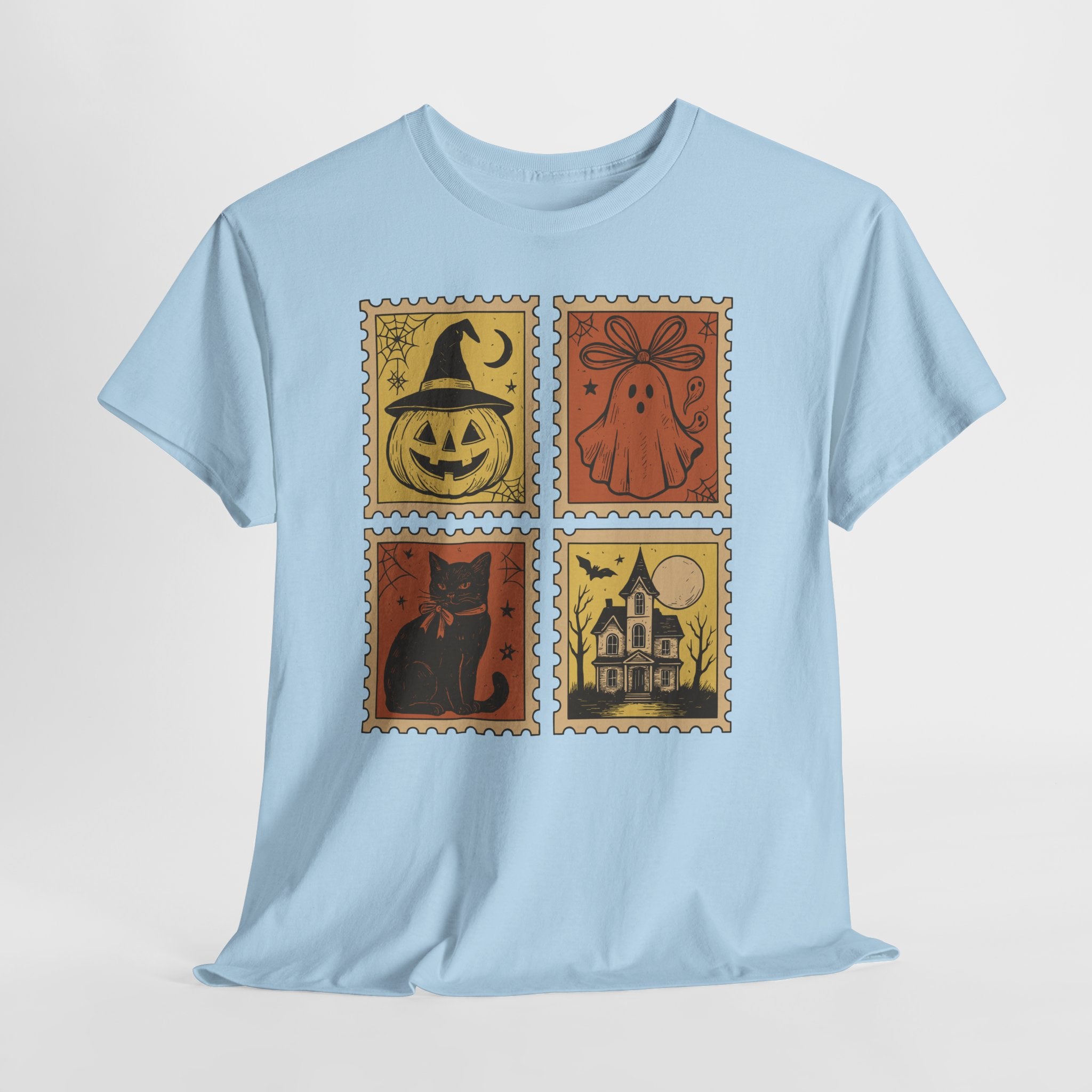 Halloween Stamp Collection Unisex Cotton Tee