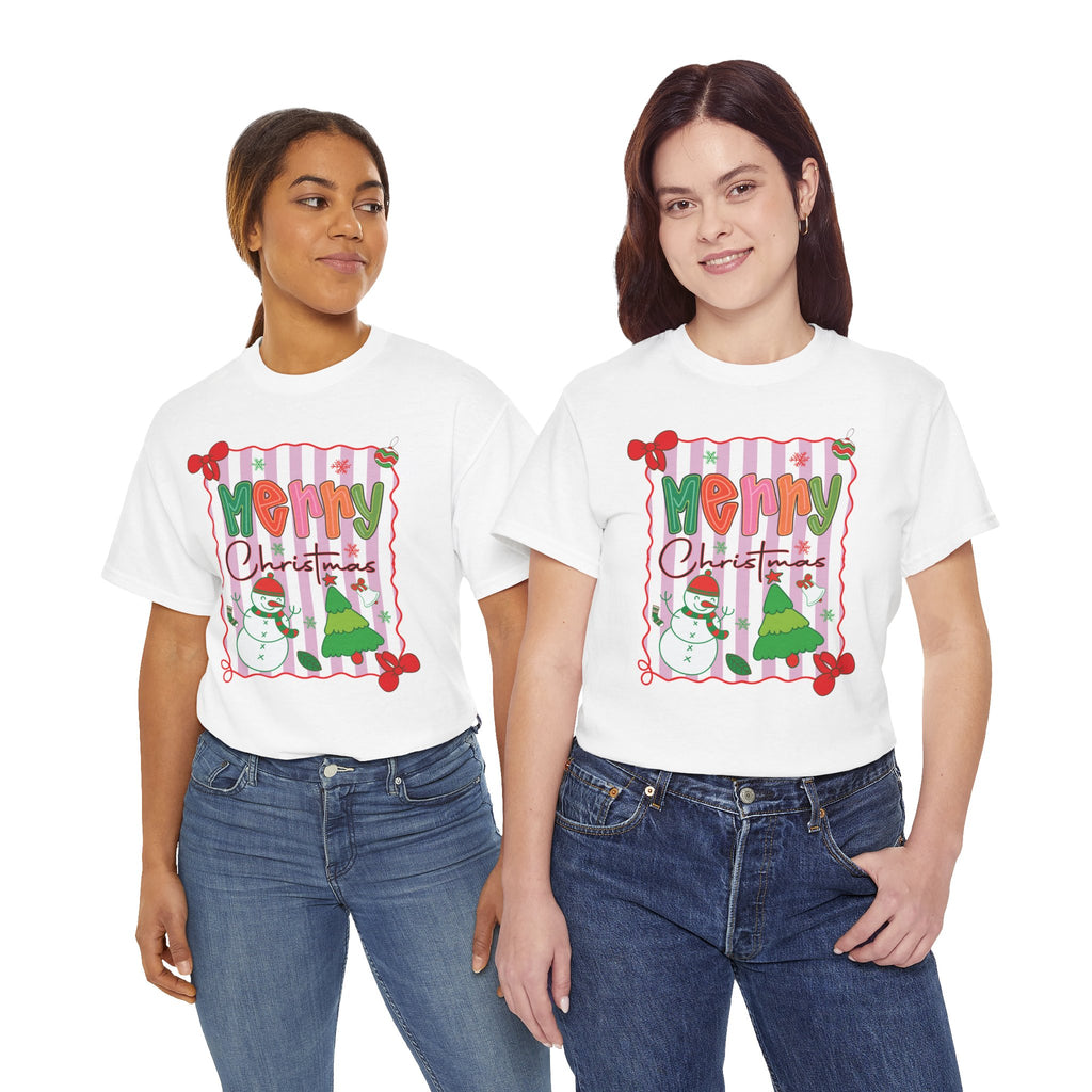 Christmas Snowman Unisex Cotton Tee