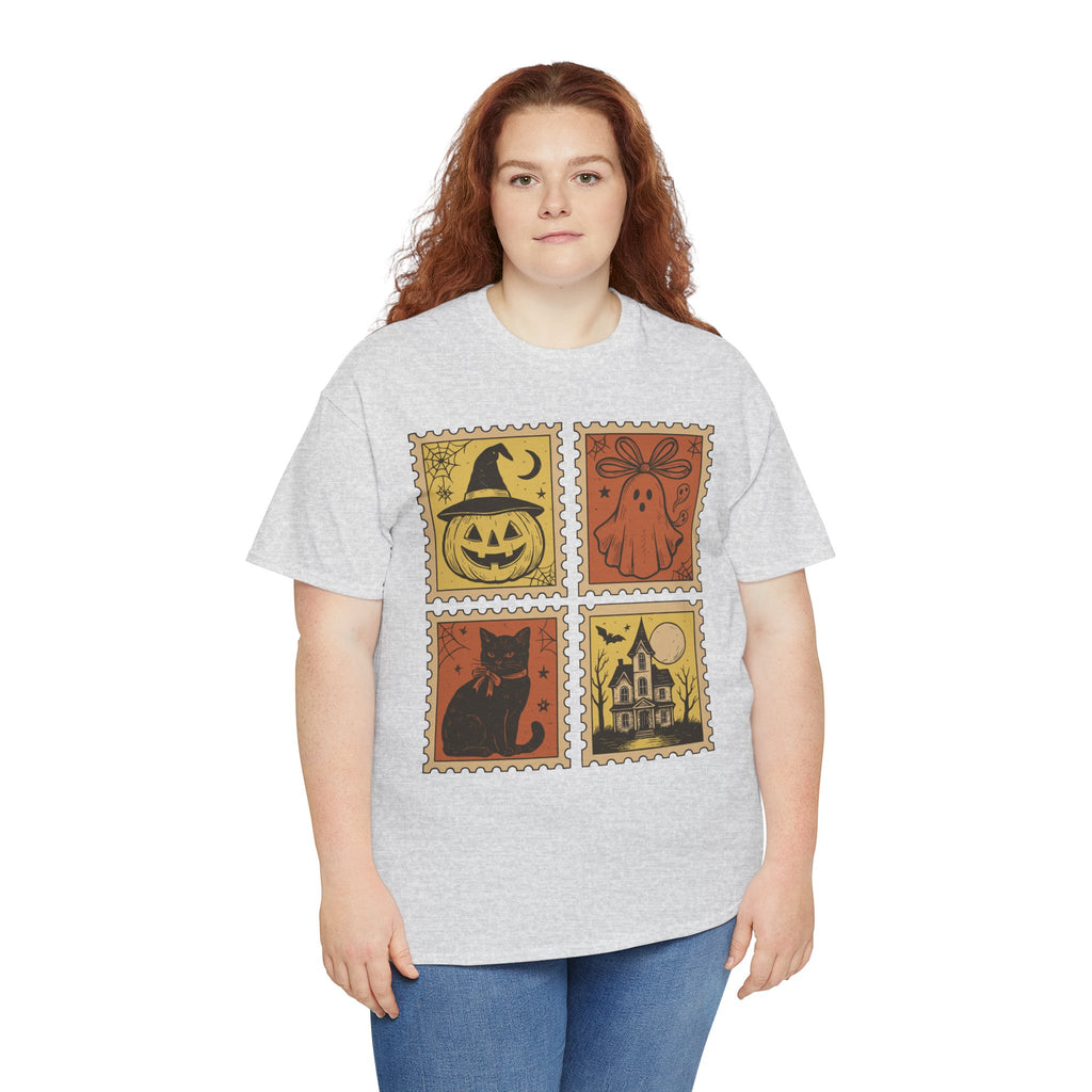 Halloween Stamp Collection Unisex Cotton Tee