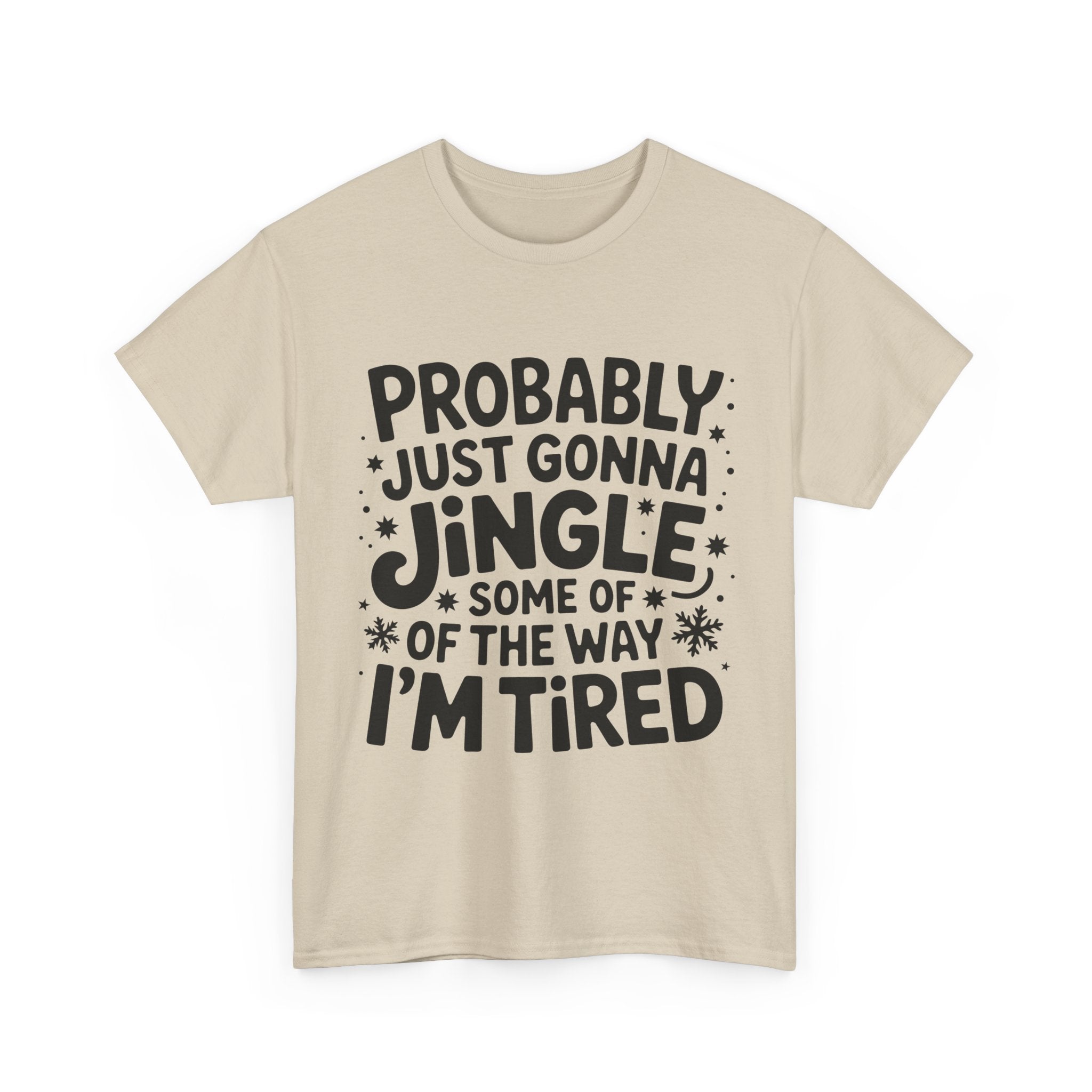 Black & White Minimalist Script Yes, I'm Always Cold Unisex Cotton Tee