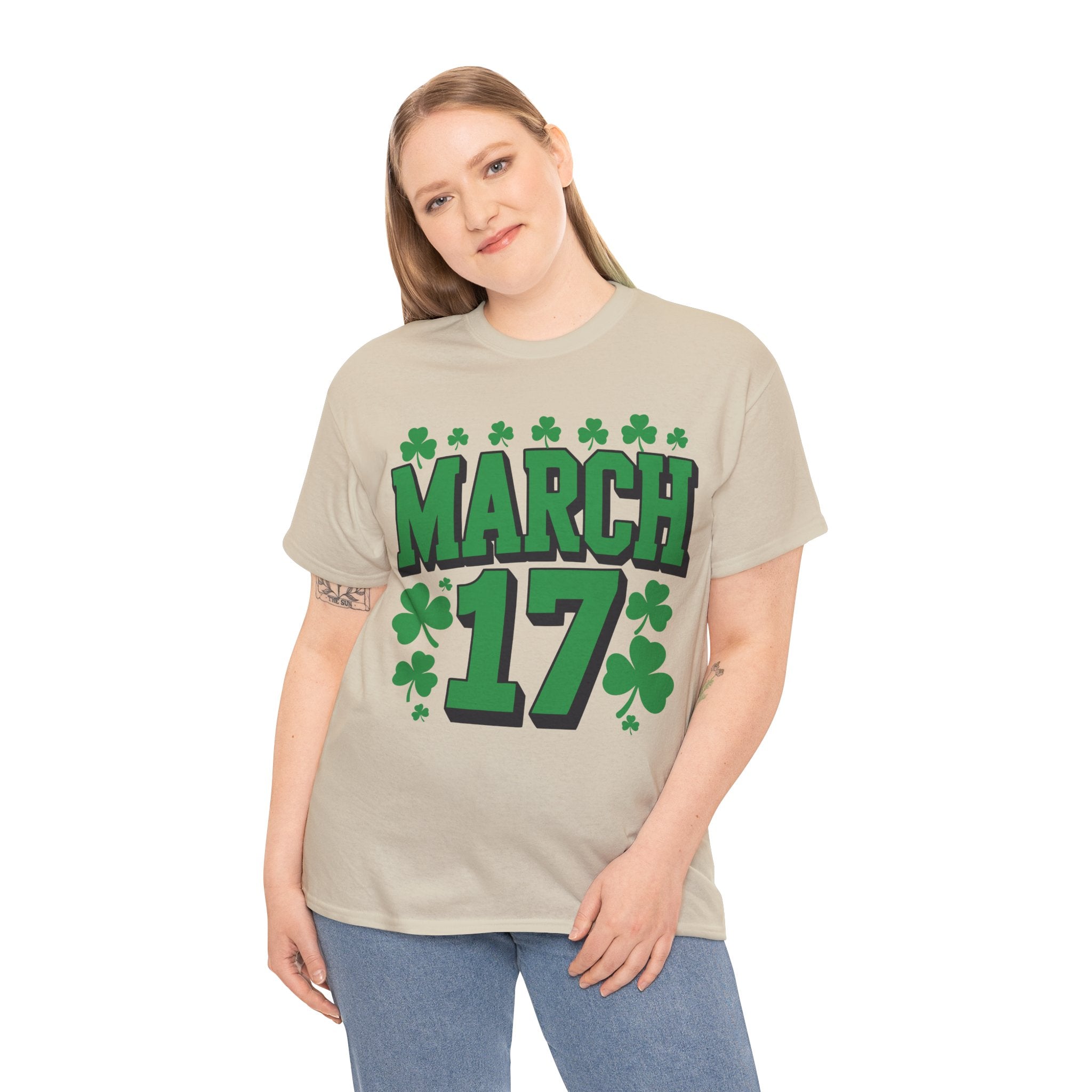St. Patrick’s Day March 17 Shamrock Unisex Cotton T‑Shirt
