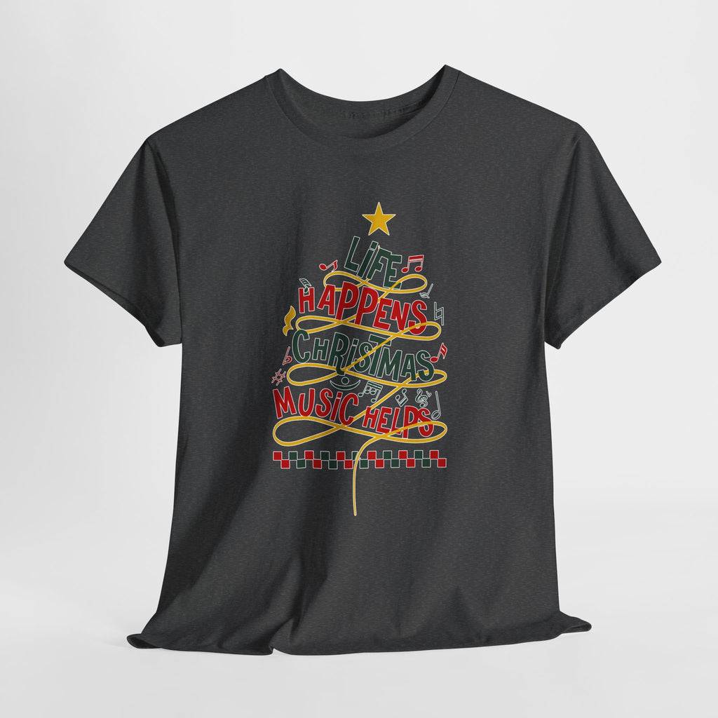 Christmas Music Tree Unisex Cotton Tee