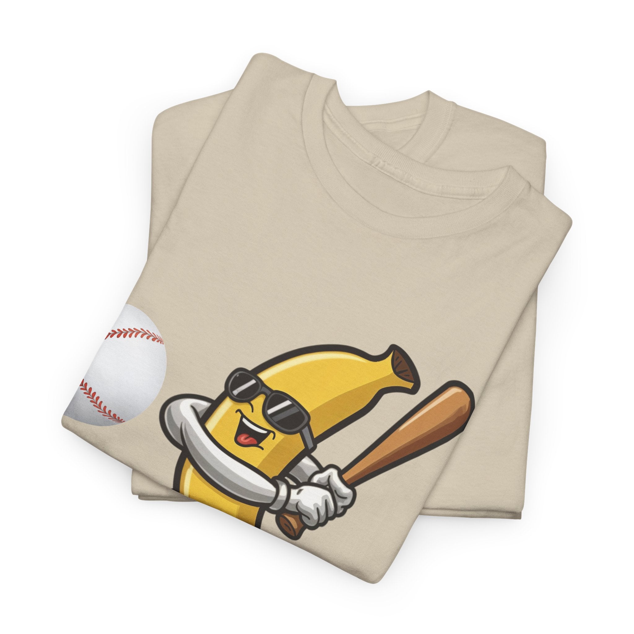Banana Playing Baseball Tee