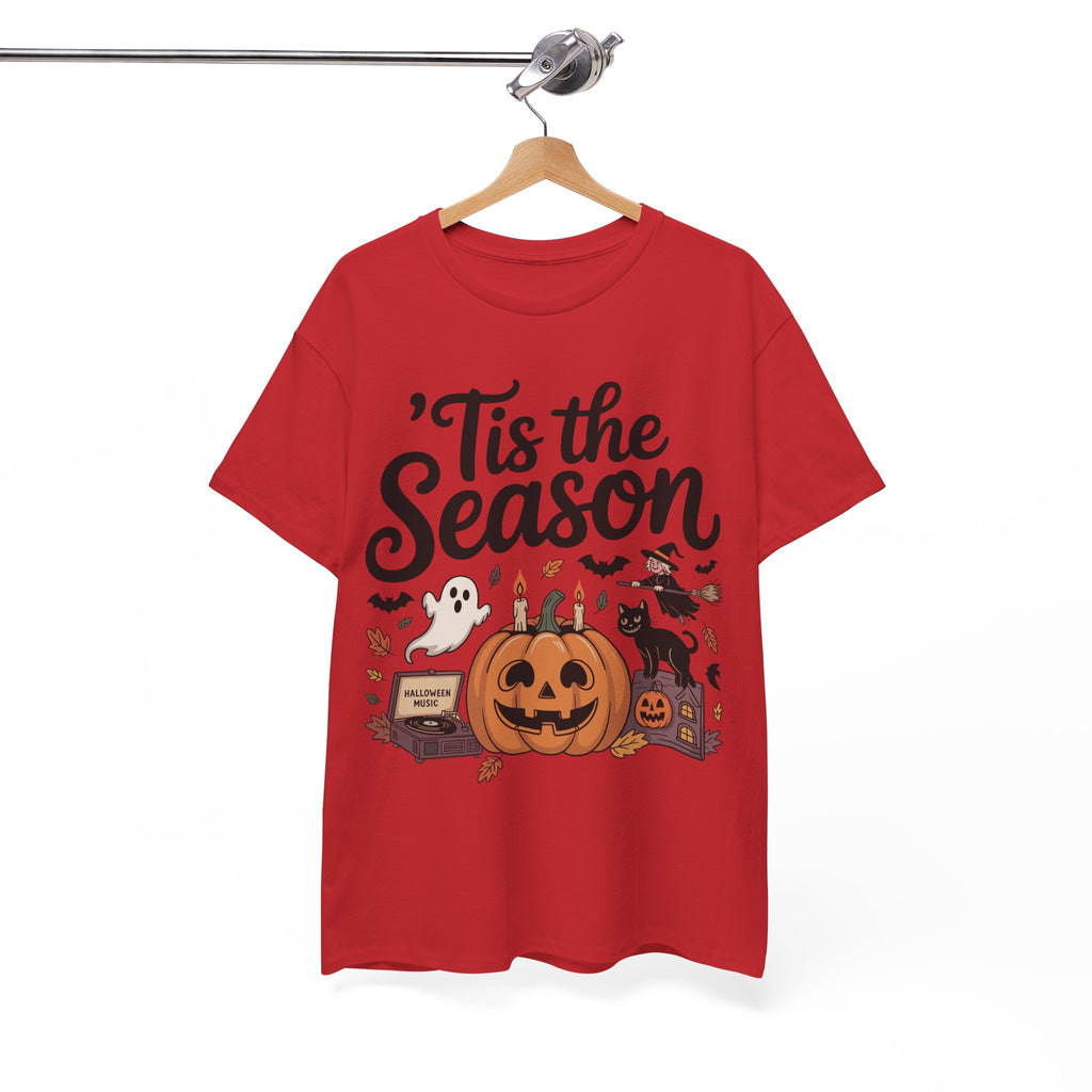Holiday Season Unisex Cotton T-Shirt - Tis the Season Design