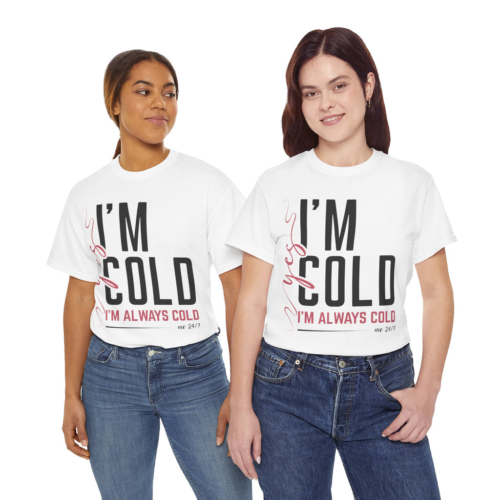 Pink Script Minimalist Unisex Cotton Tee