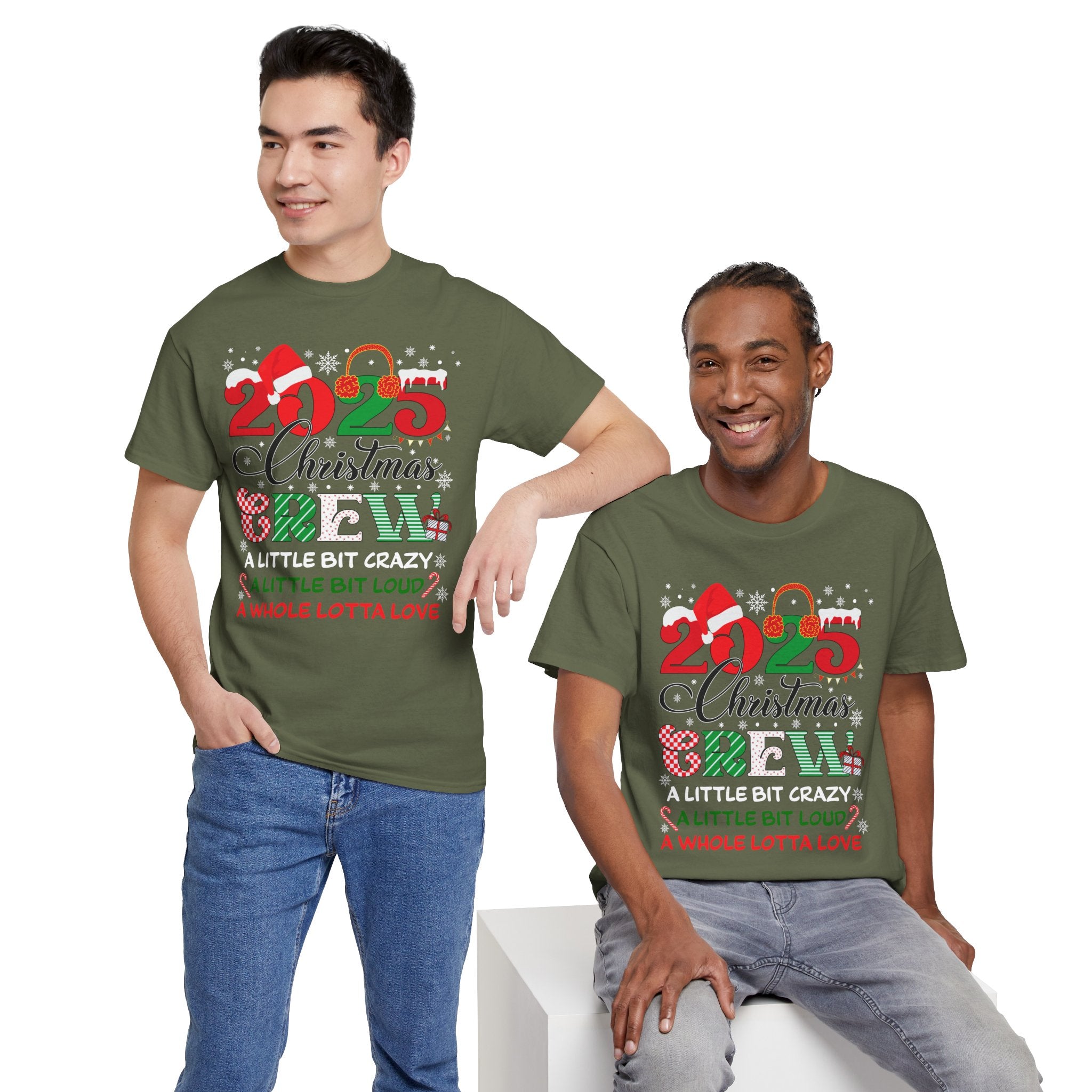 Christmas Crew 2025 Unisex Cotton Tee
