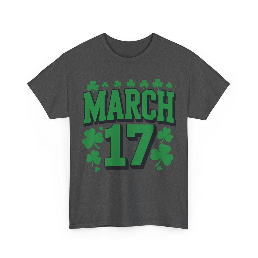 St. Patrick’s Day March 17 Shamrock Unisex Cotton T‑Shirt