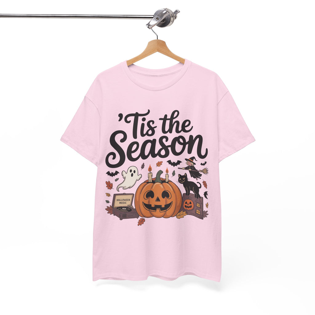 Holiday Season Unisex Cotton T-Shirt - Tis the Season Design
