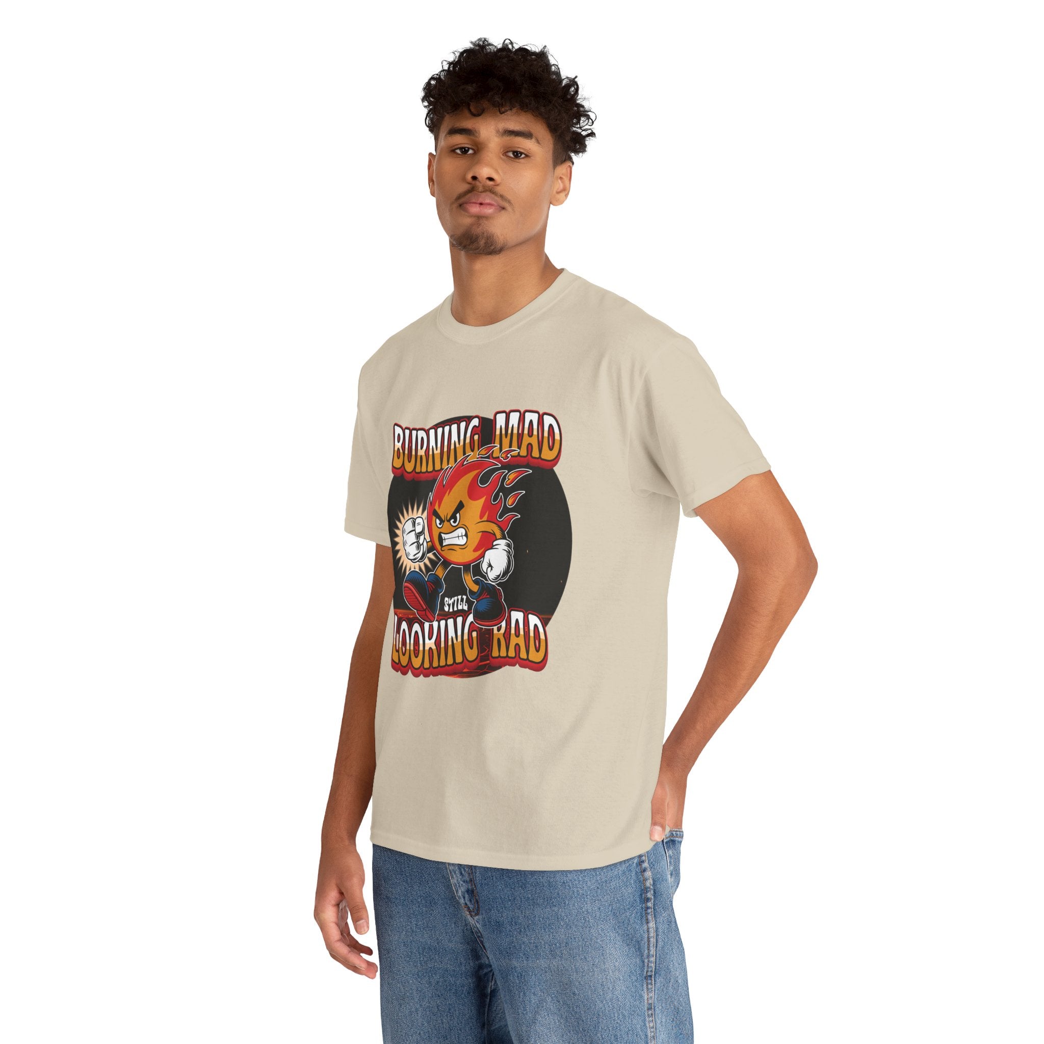 Burning Mad Looking Rad Unisex Tee