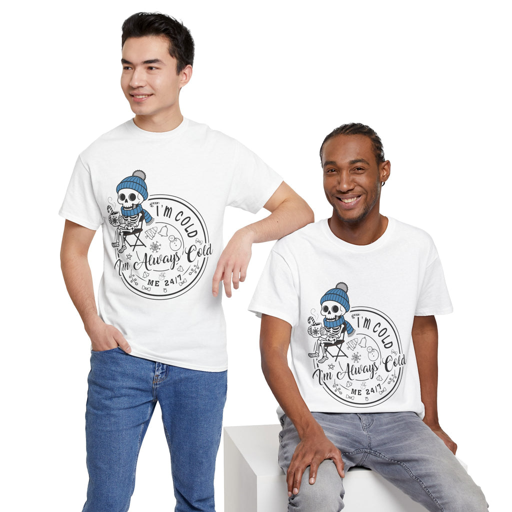 Cozy Skeleton Unisex Cotton Tee