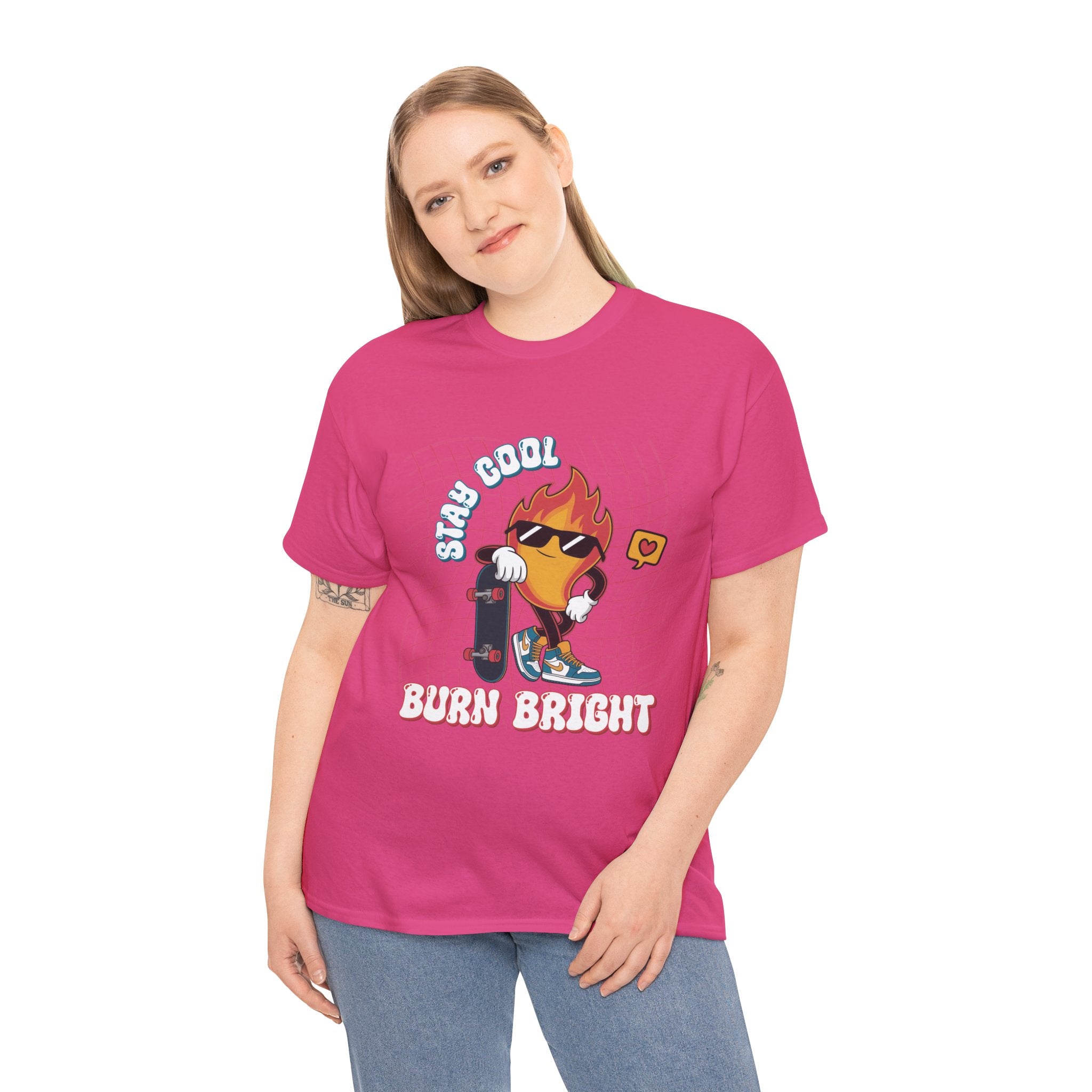 Stay Cool Burn Bright Unisex Tee