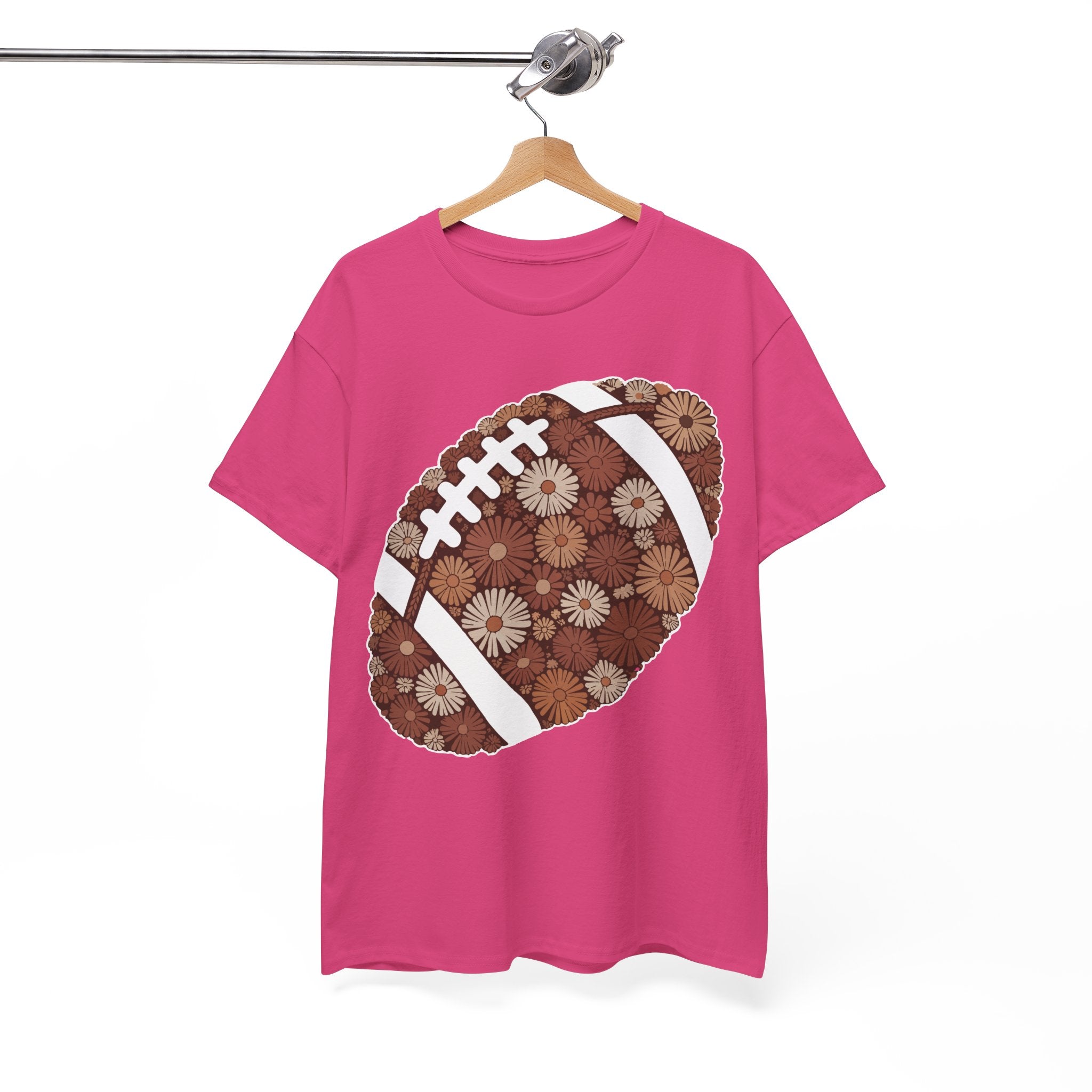 Game Day Touch Down Football Tee — Helmets, Flags & Cheer Icons Unisex Cotton Tee