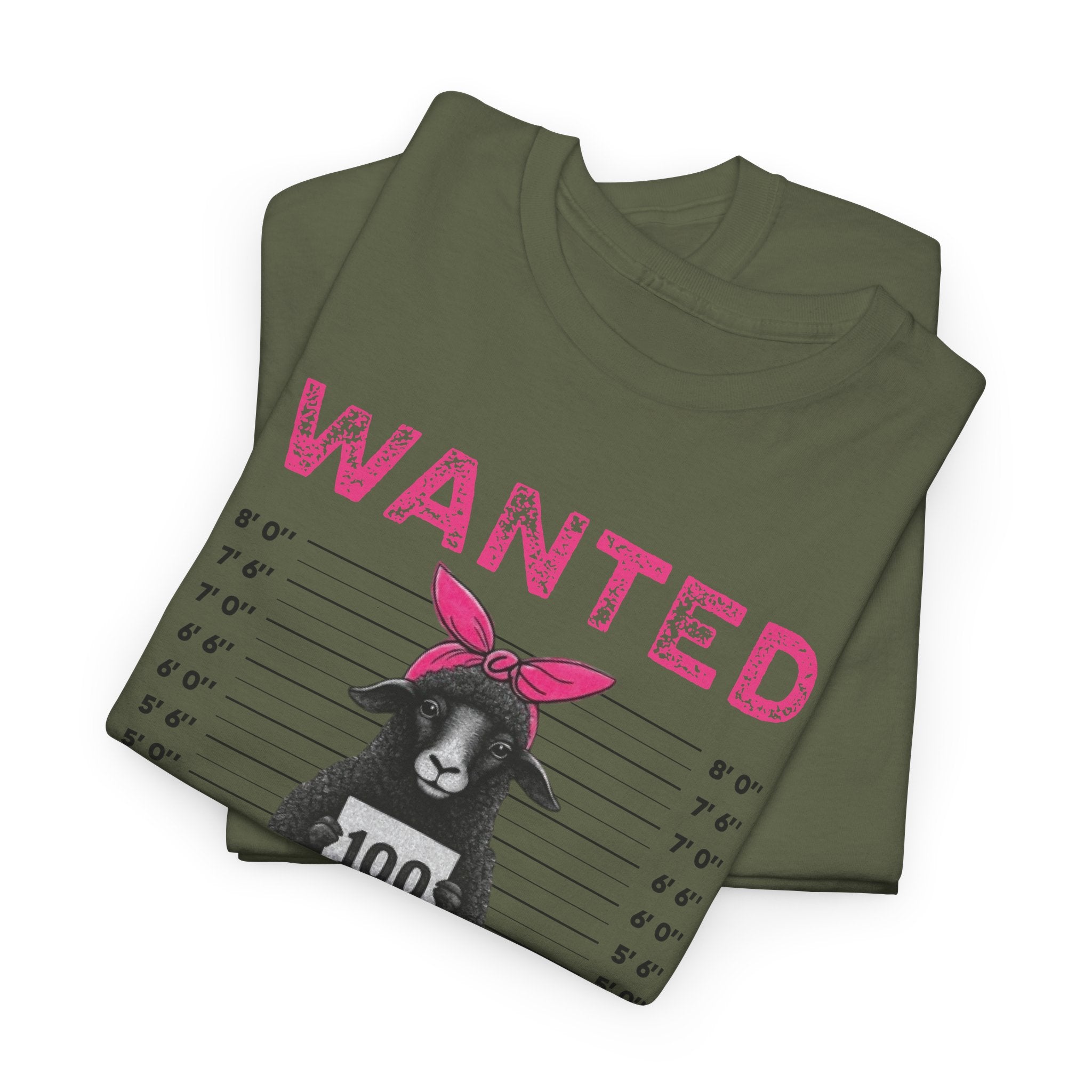 WANTED Black Sheep 'I Once Was Lost But Now I Am Found' Unisex Cotton T-Shirt