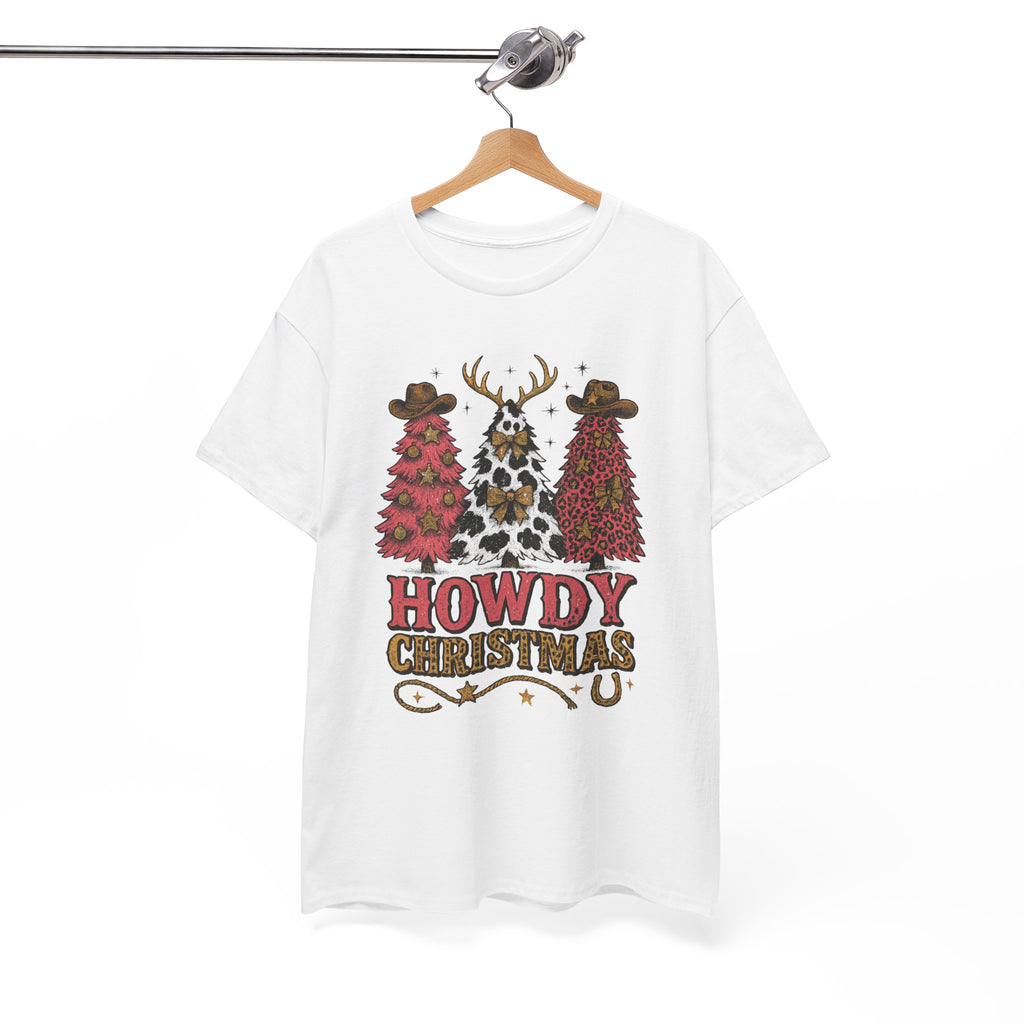 Western Christmas Unisex Cotton Tee