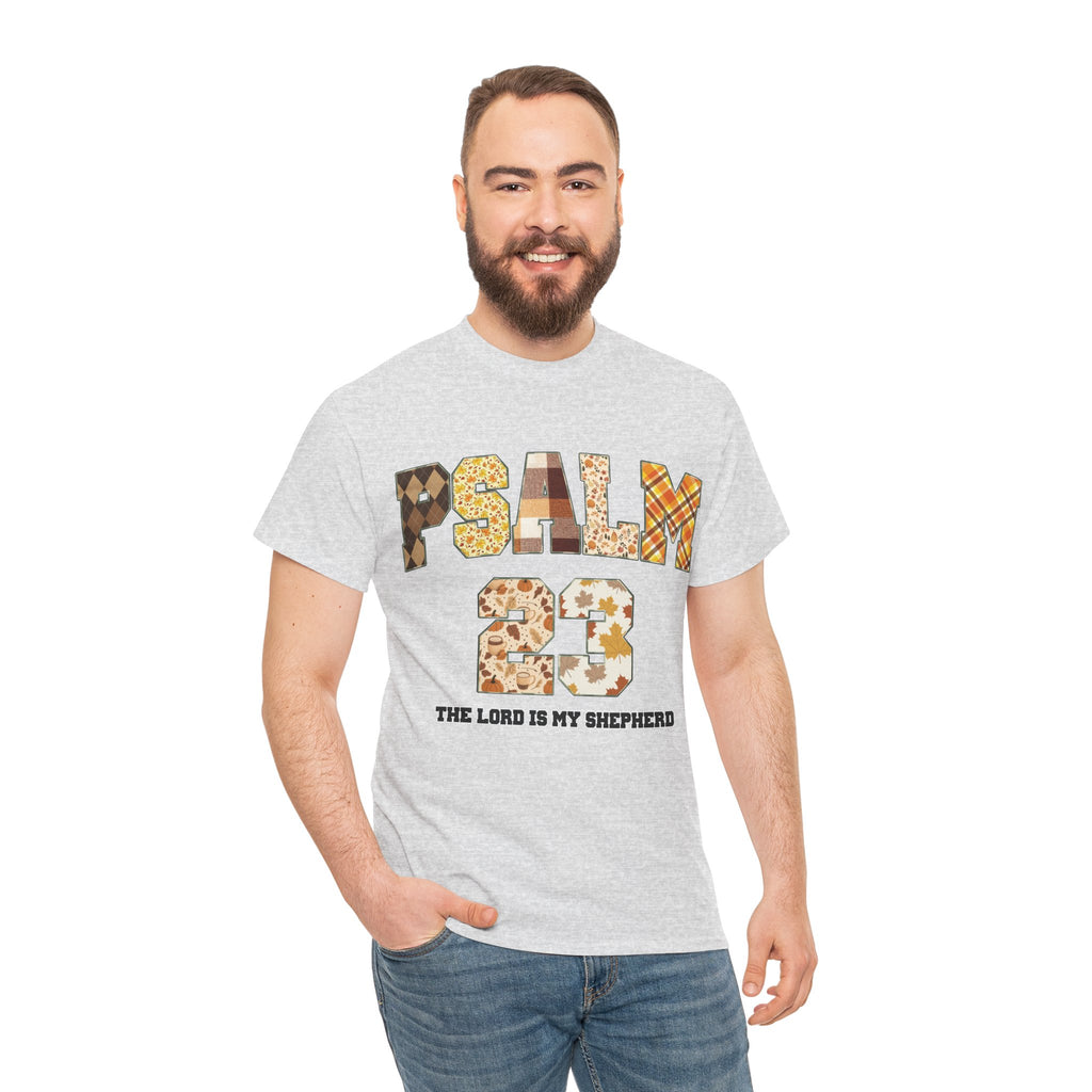Psalm 23 Patchwork Unisex Cotton Tee