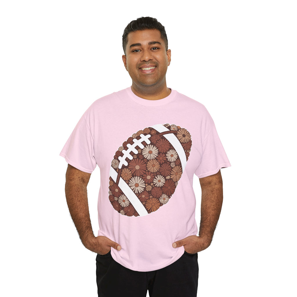 Game Day Touch Down Football Tee — Helmets, Flags & Cheer Icons Unisex Cotton Tee