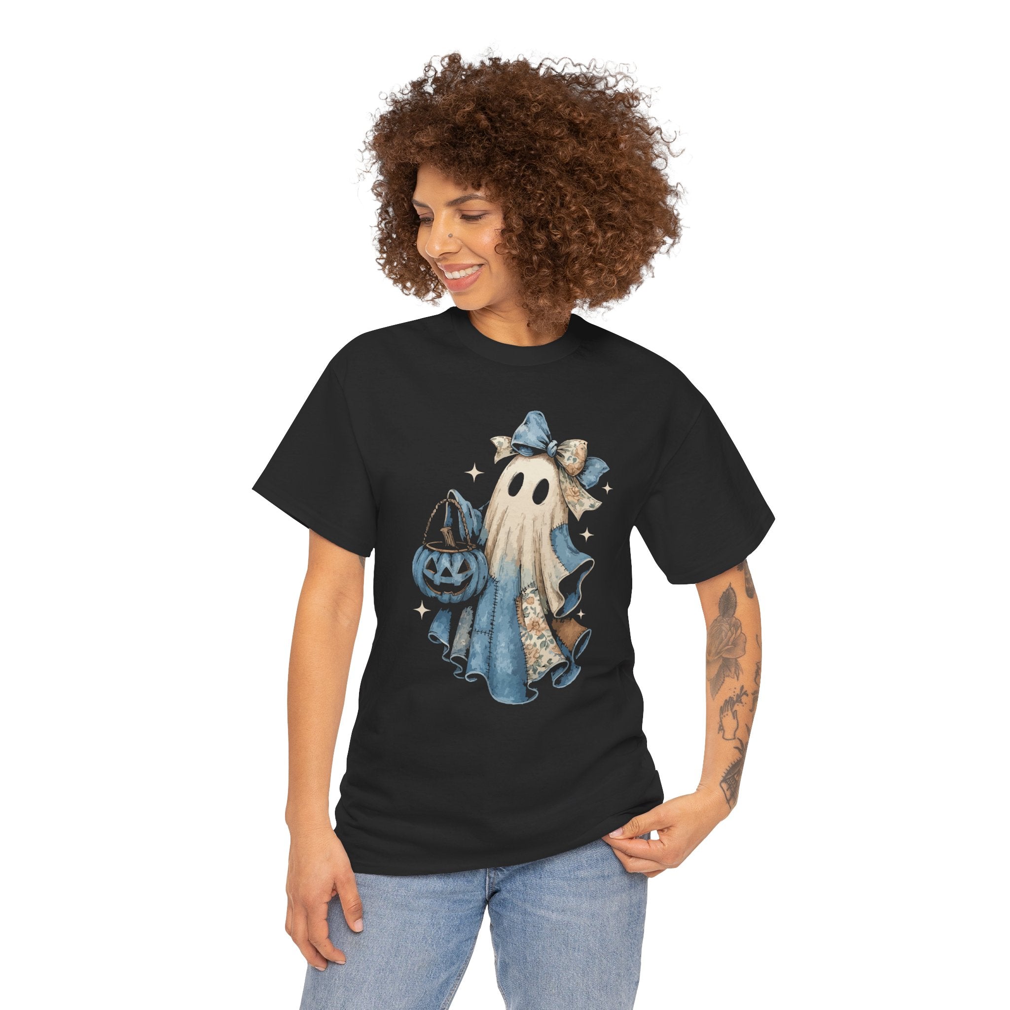 Ghost Halloween Unisex Cotton Tee