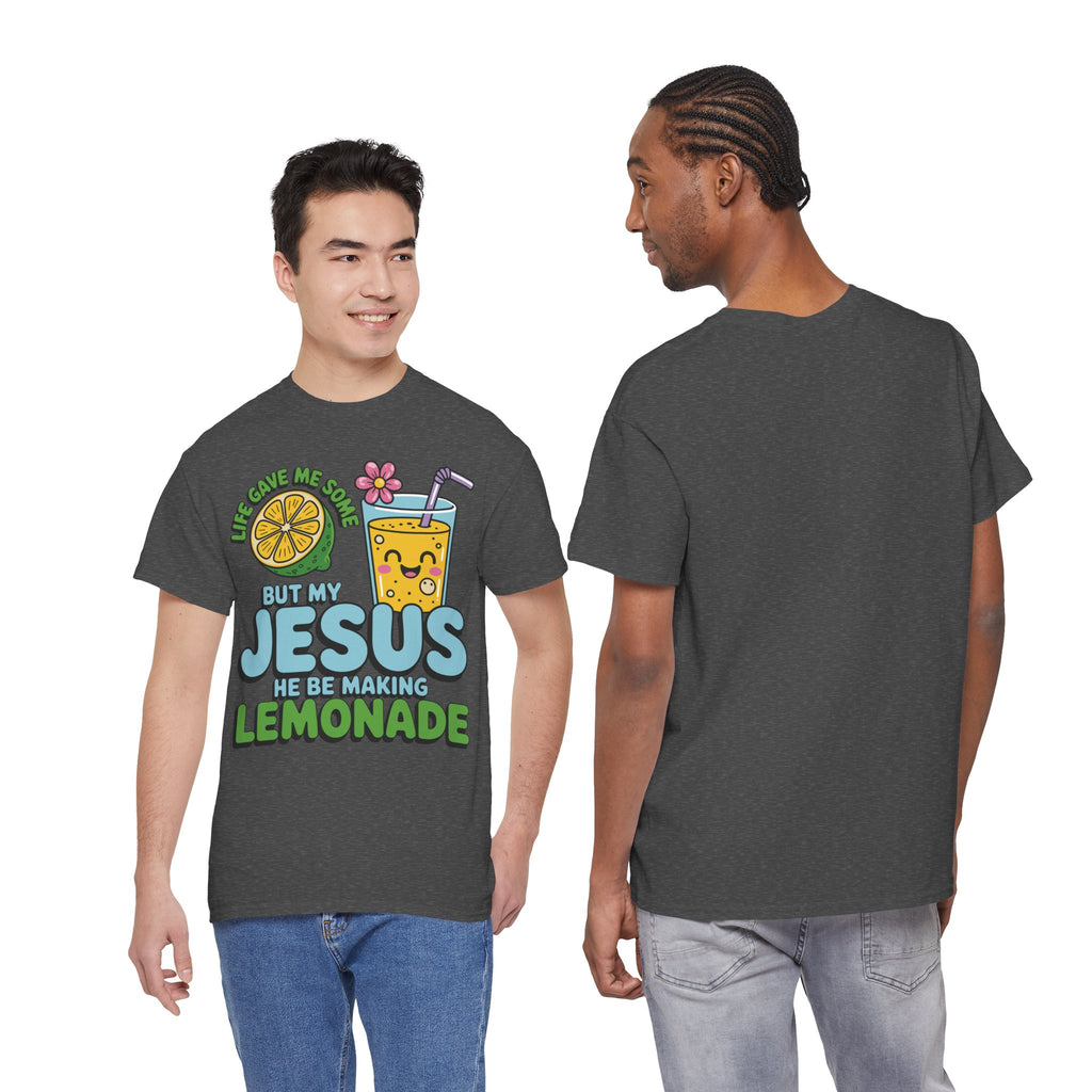 Christian Lemonade T‑Shirt — "Life Gave Me Some Lemons, My Jesus Makes Lemonade"Unisex Cotton Tee