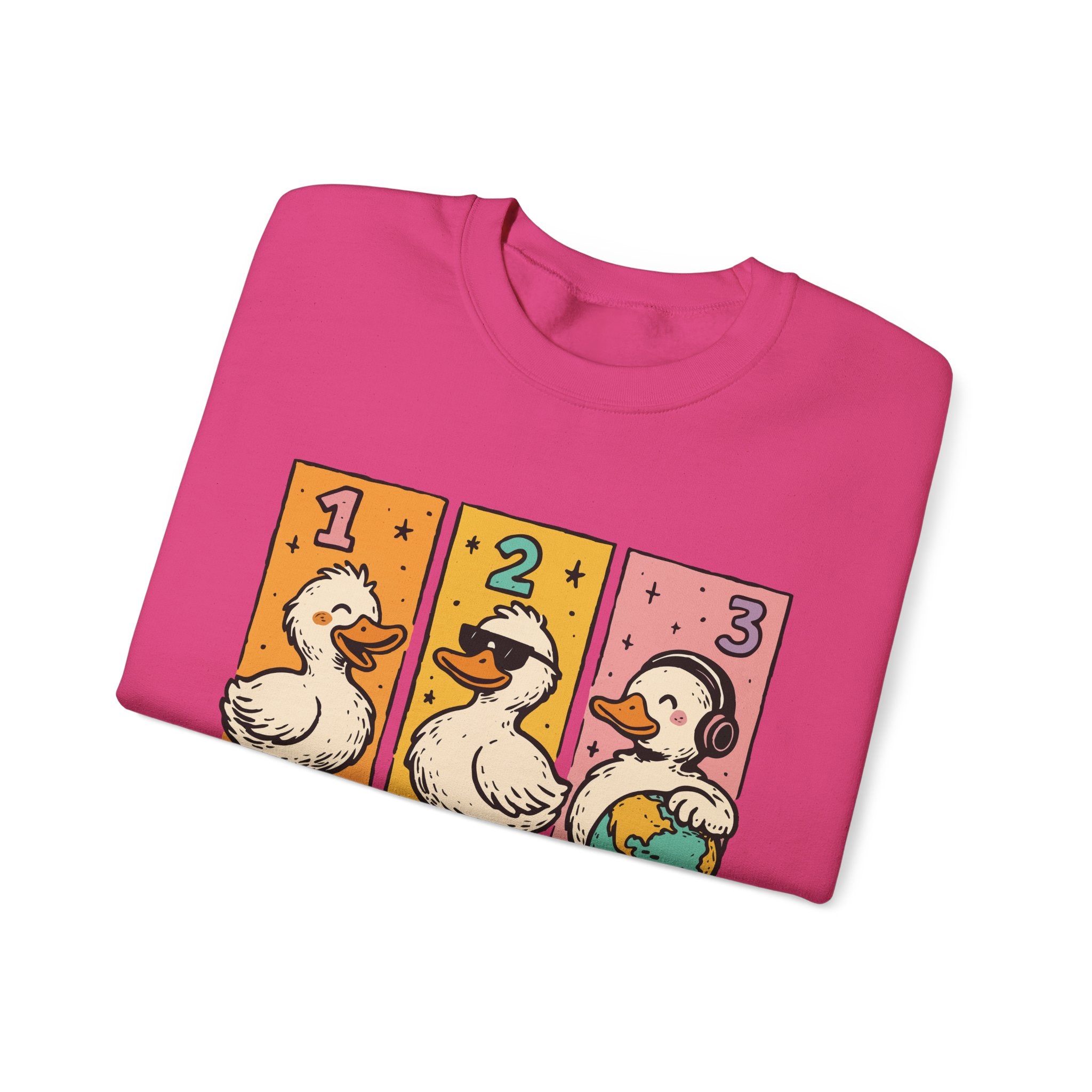 Funny Unisex Duck Graphic Sweatshirt