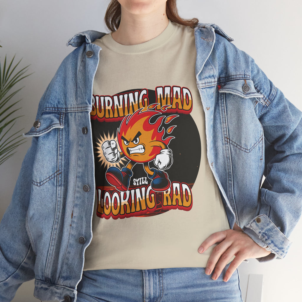 Burning Mad Looking Rad Unisex Tee