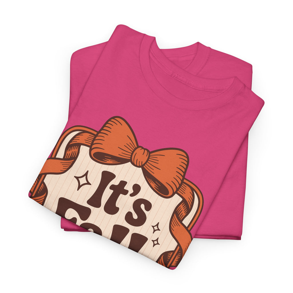 It’s Fall Y’all Autumn Ribbon Unisex Cotton Tee