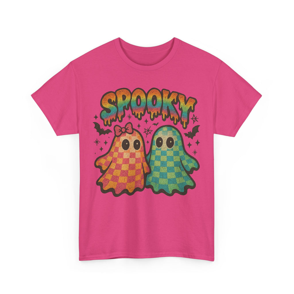 Spooky Pastel Ghosts Unisex Cotton Tee