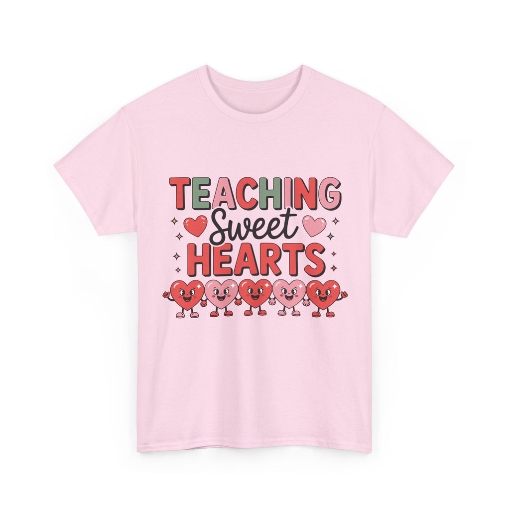 Teaching Sweet Hearts Valentine Teacher Unisex Cotton T-Shirt