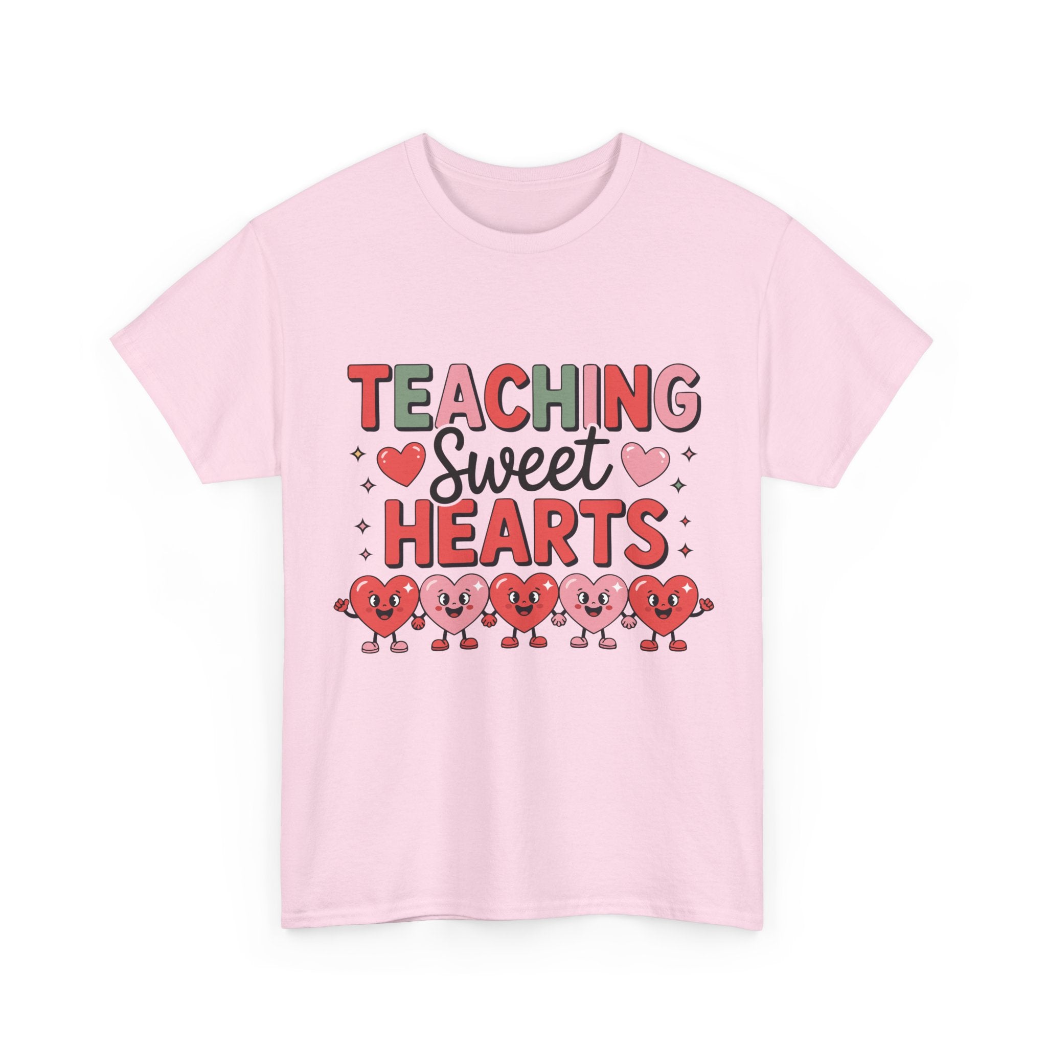 Teaching Sweet Hearts Valentine Teacher Unisex Cotton T-Shirt