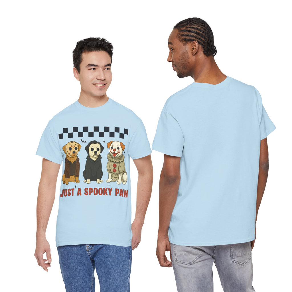 Halloween "Just A Spooky Paw" Unisex Cotton Tee
