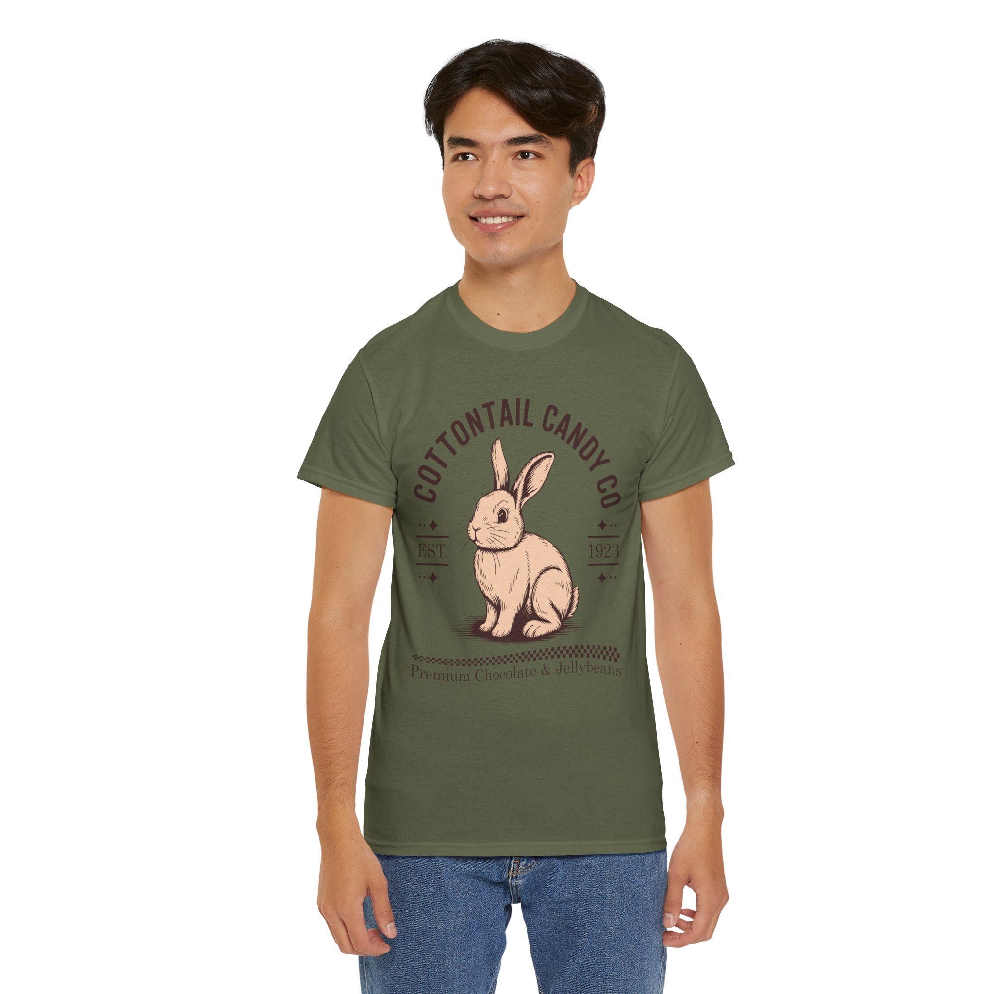 Cottontail Candy Co. Vintage Bunny Unisex Cotton Tee