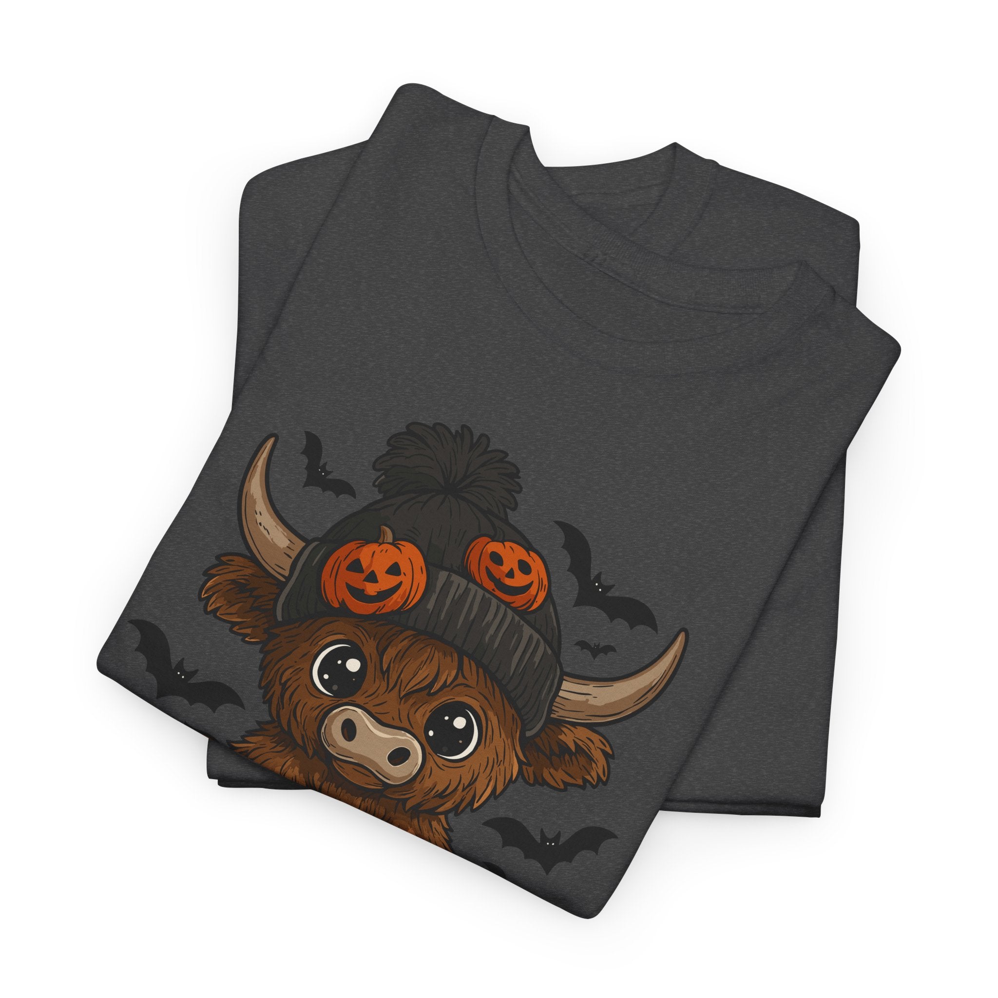Halloween Cow Unisex Cotton Tshirt