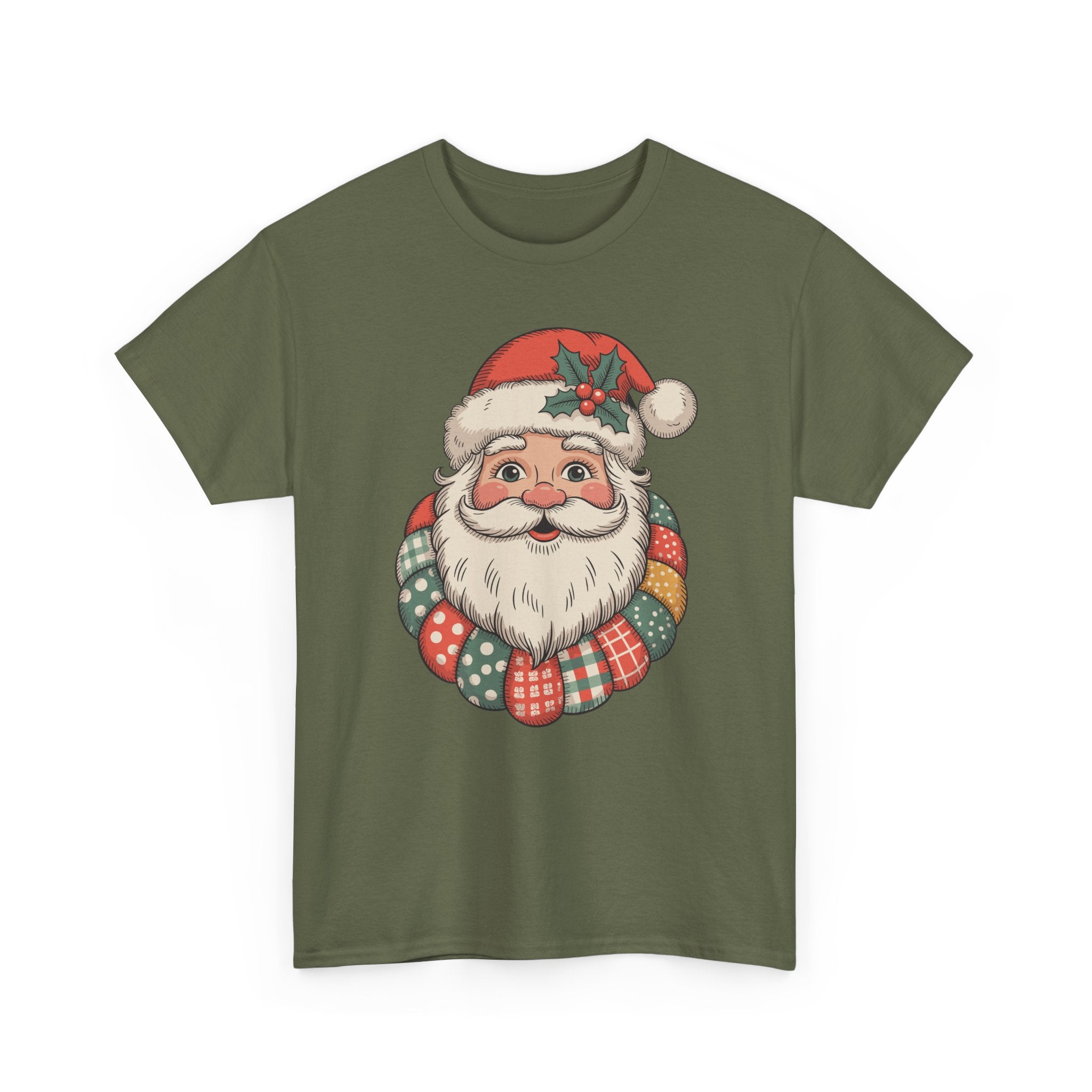 Vintage Santa Unisex Cotton Tee