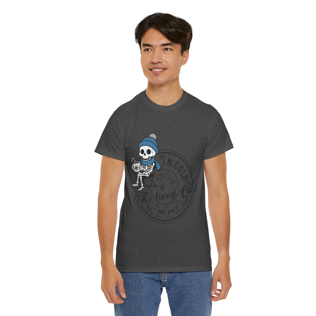 Cozy Skeleton Unisex Cotton Tee