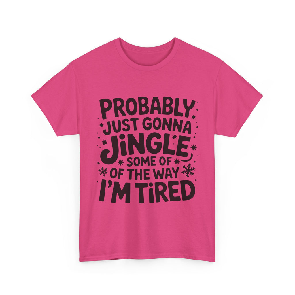 Black & White Minimalist Script Yes, I'm Always Cold Unisex Cotton Tee