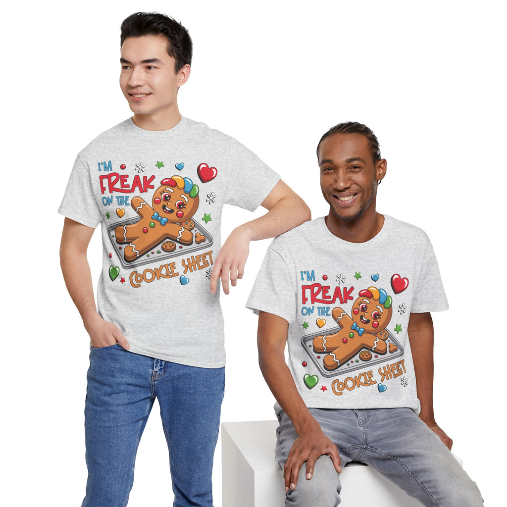 Gingerbread ‘I’m Freak on the Cookie Sheet’ Unisex Cotton Tee