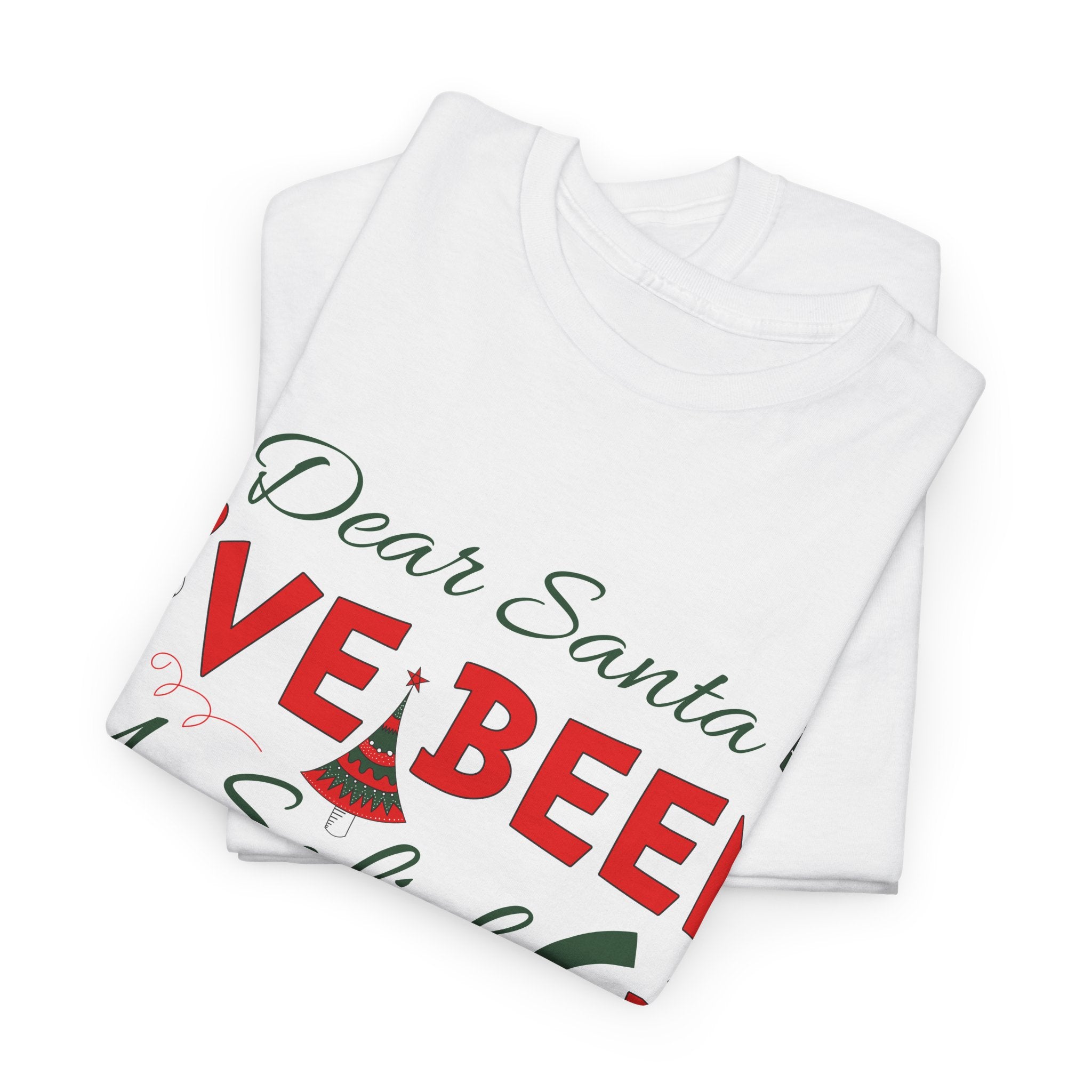 Funny Christmas “Dear Santa, I’ve Been A Solid 67, Maybe A” Unisex Cotton Tee
