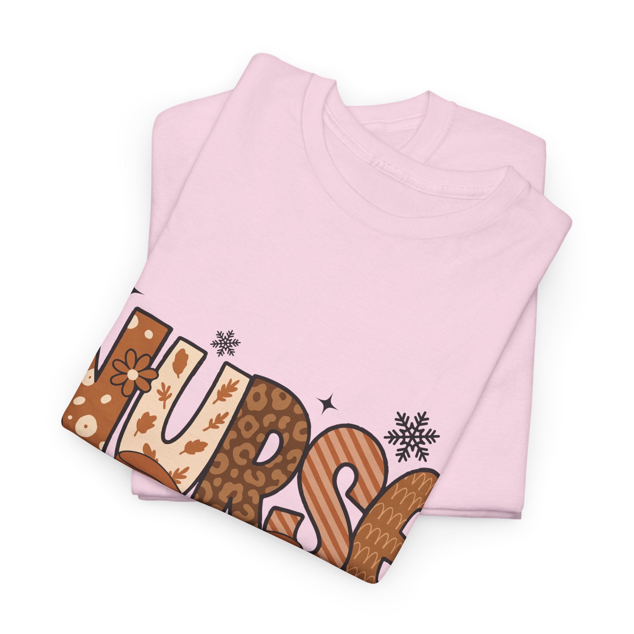 NURSE Fall Stethoscope Tee — Brown Autumn Nurse Unisex CottonT shirt