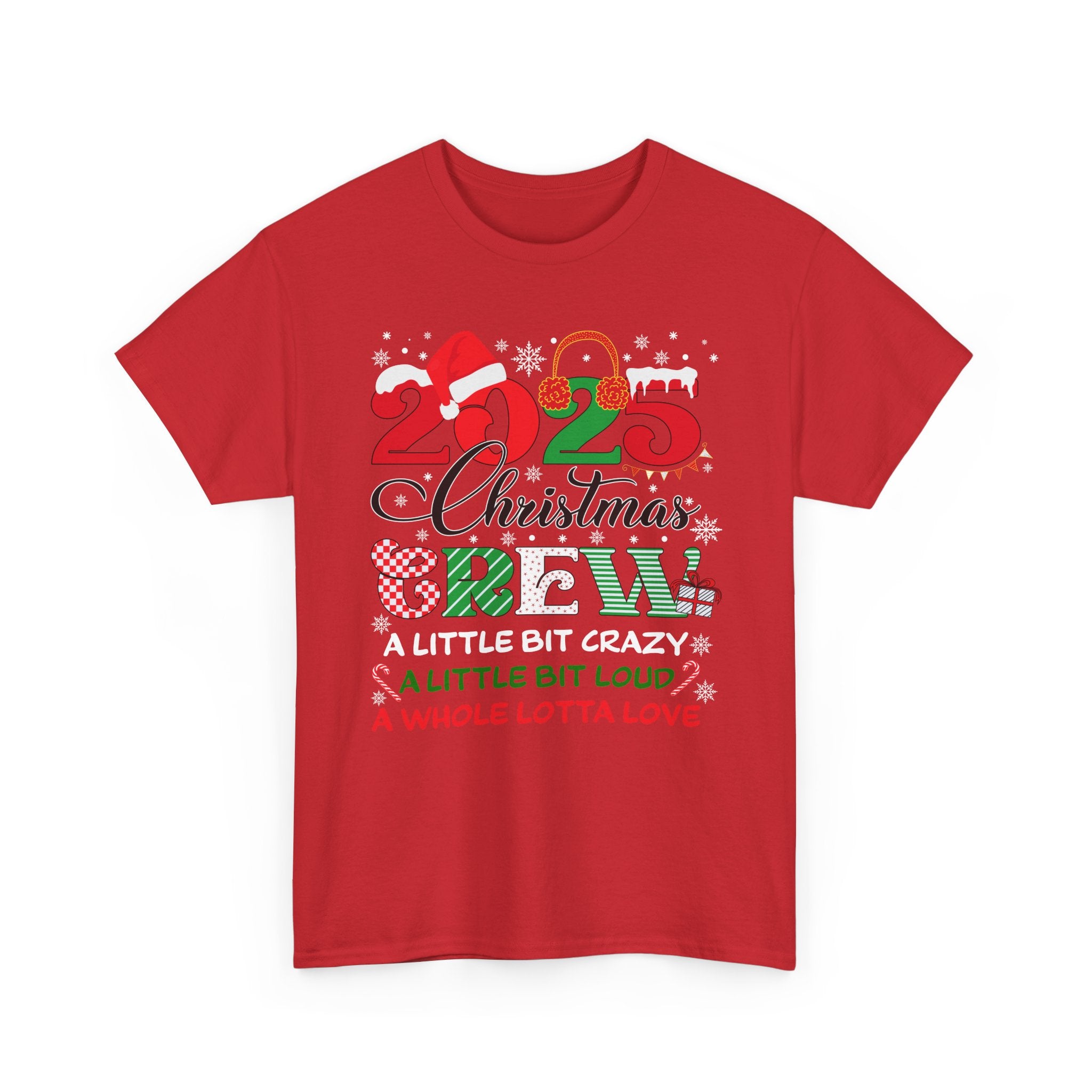 Christmas Crew 2025 Unisex Cotton Tee