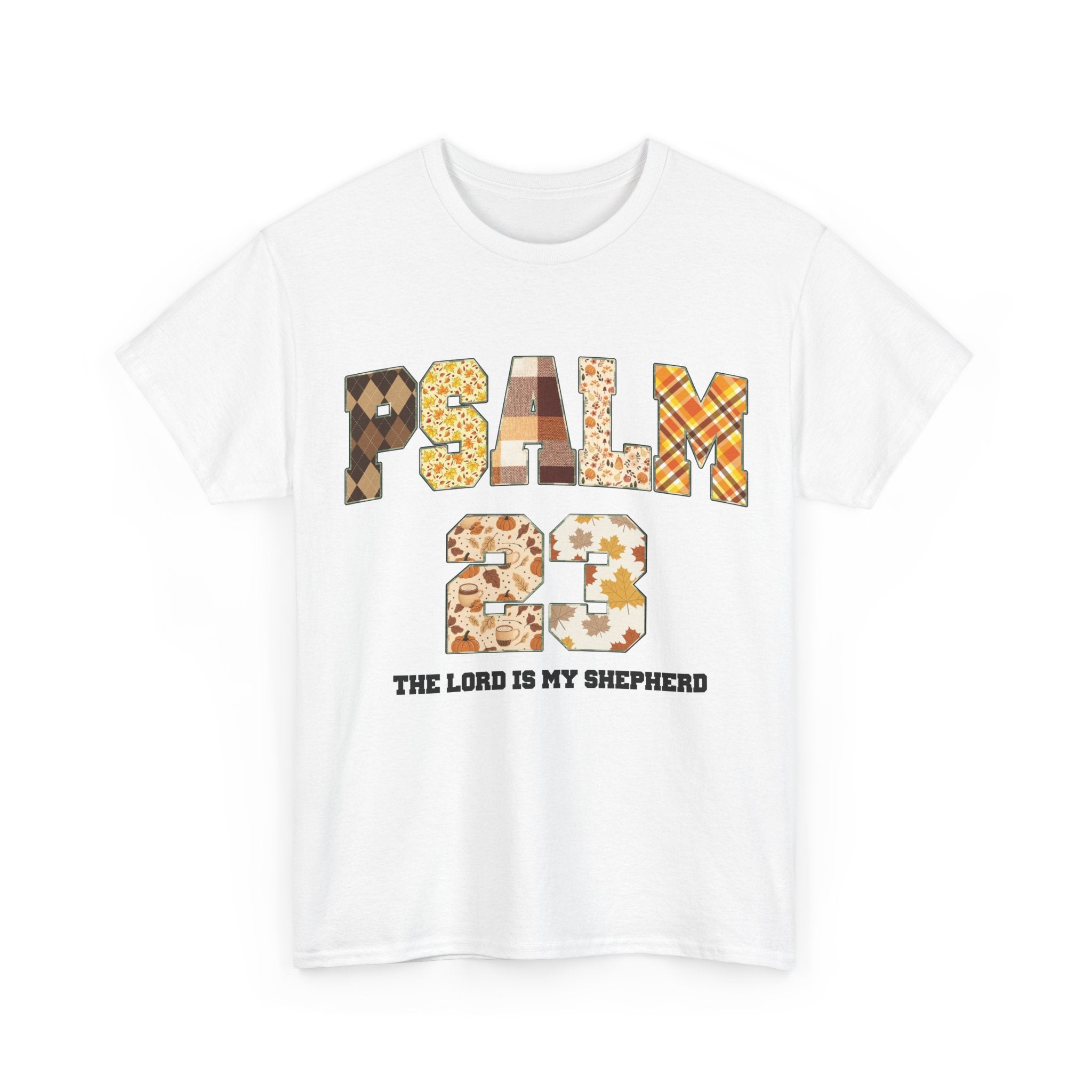 Psalm 23 Patchwork Unisex Cotton Tee