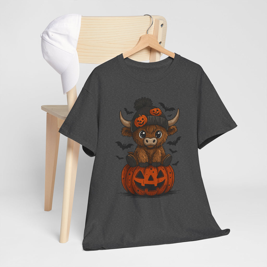 Halloween Cow Unisex Cotton Tshirt