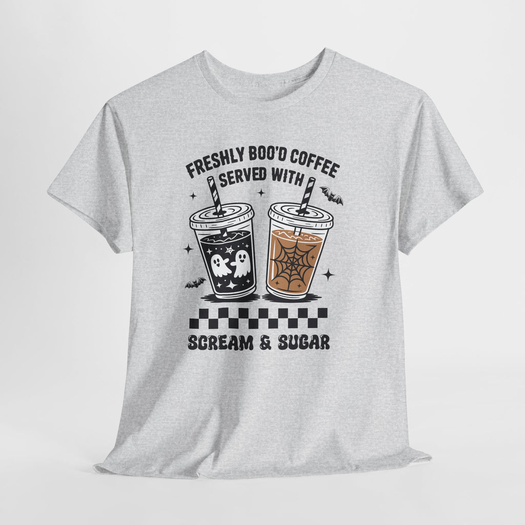 Halloween Iced Coffee Unisex Cotton Tee