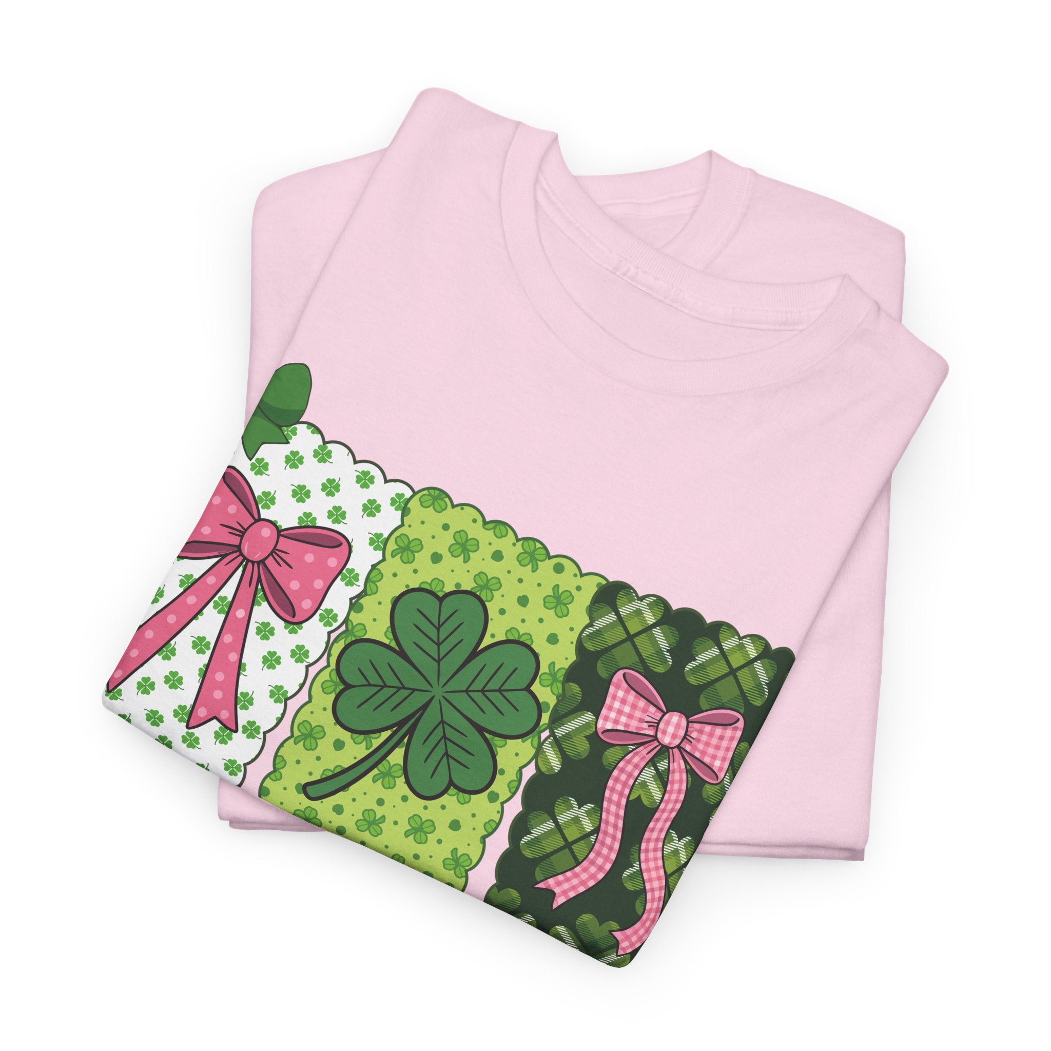 Lucky and Blessed Clover Unisex Cotton Tee